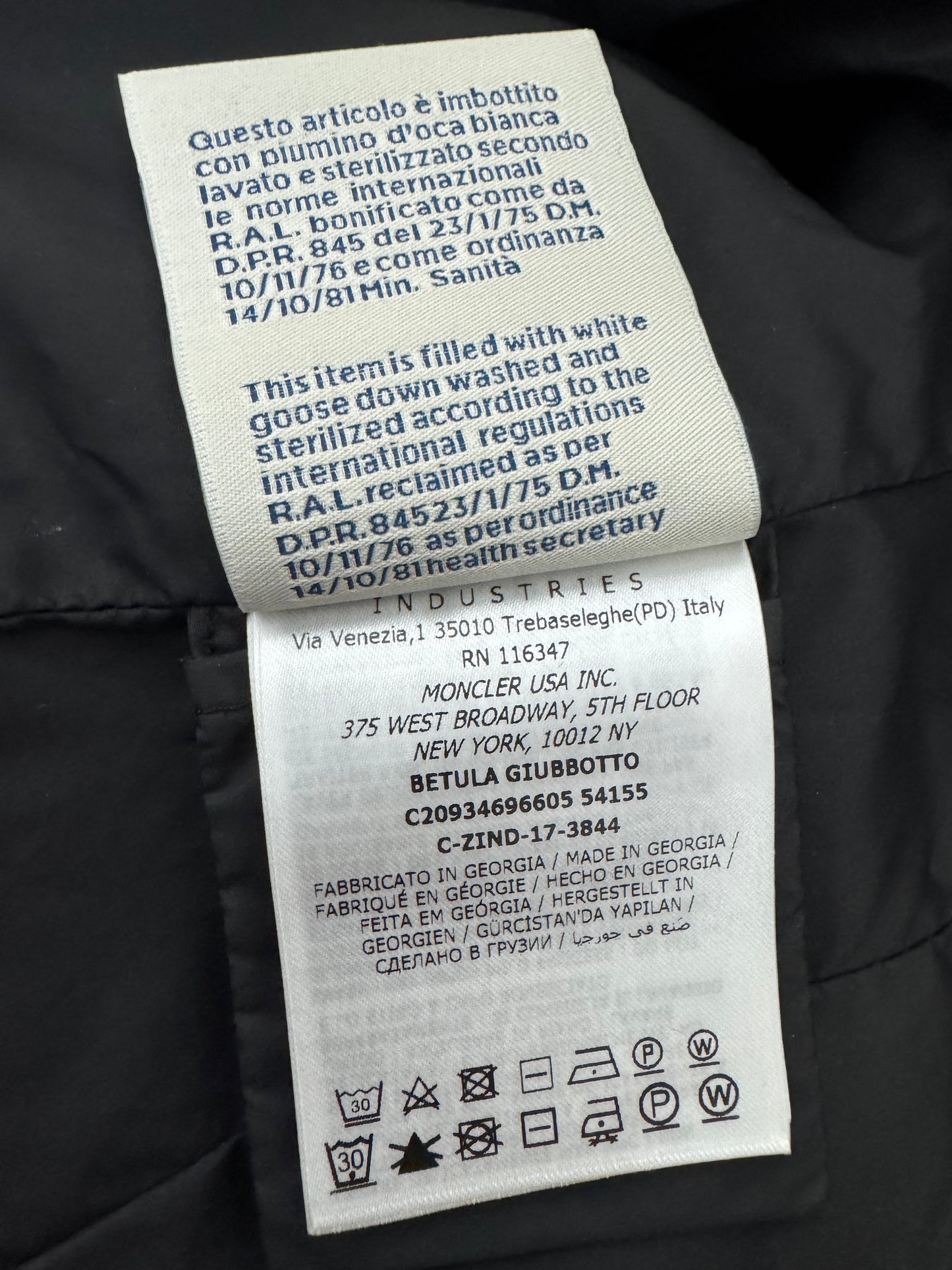 Moncler Betula Jacket - Size 4