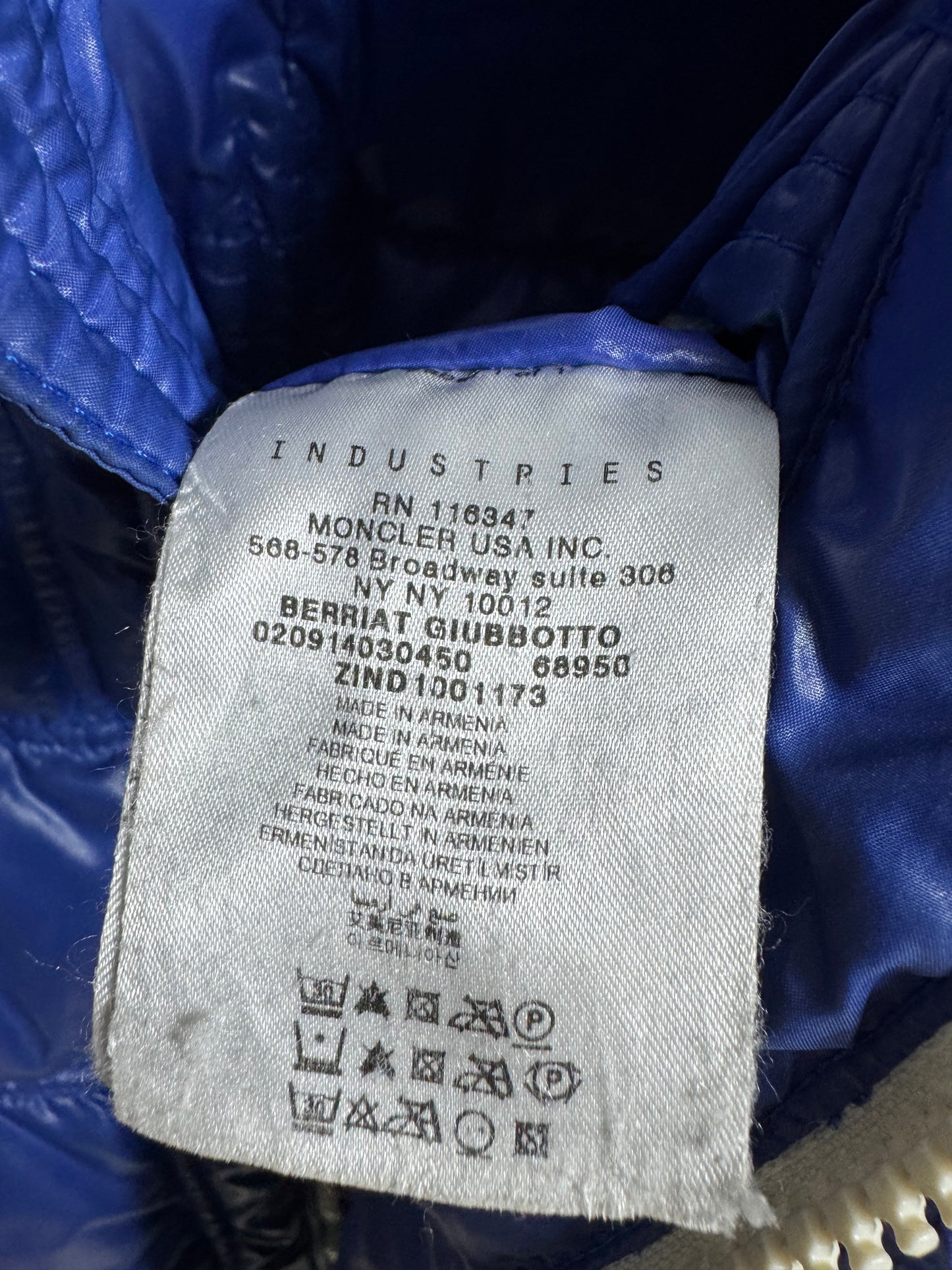 Moncler Berriat Jacket - Size 4