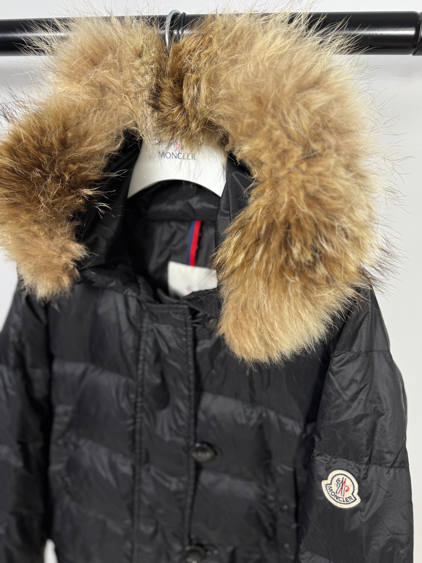 Moncler Ladies Albertina Fur Jacket - Size 3