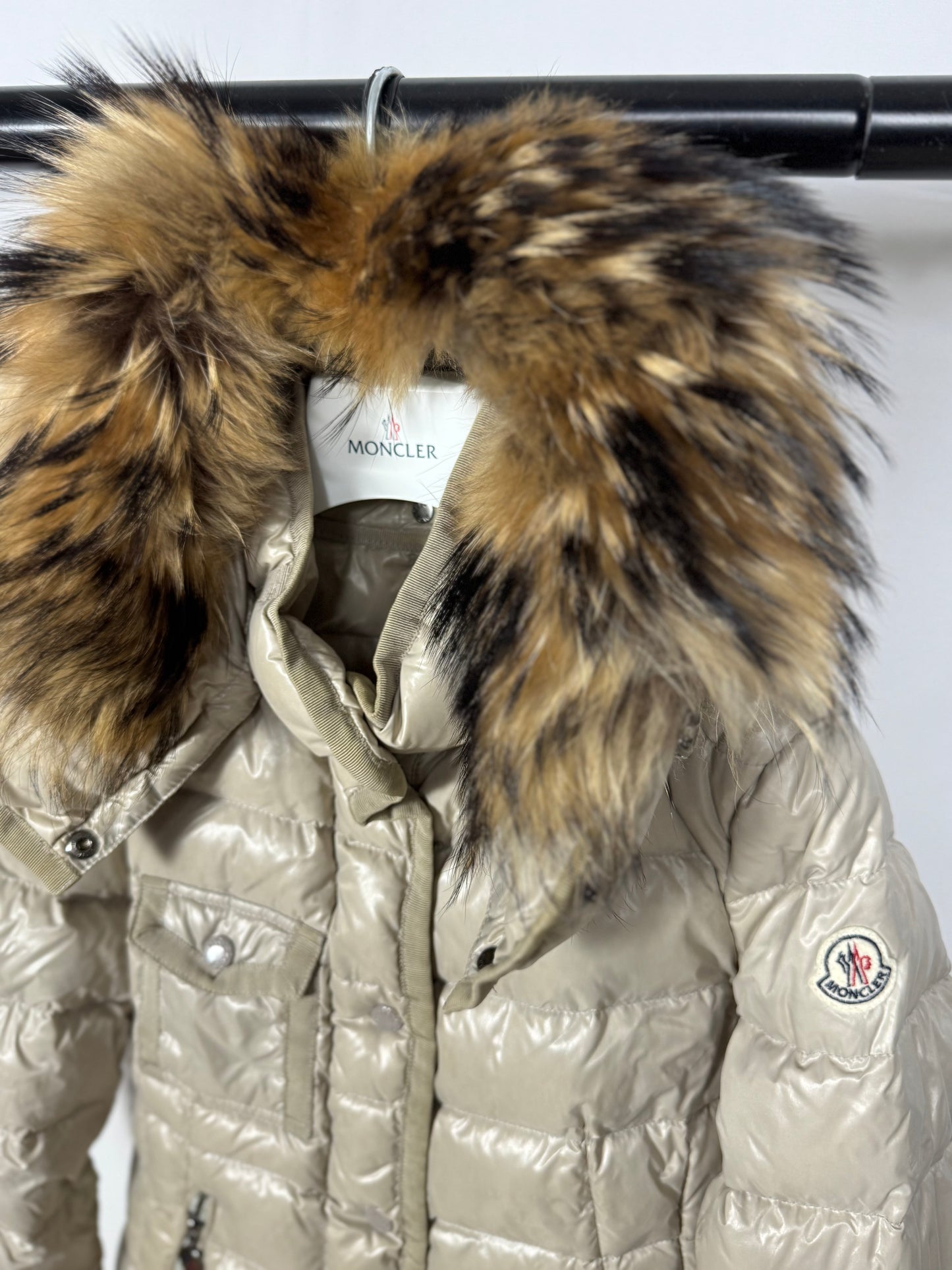 Moncler Armoise Fur Jacket - Size 2