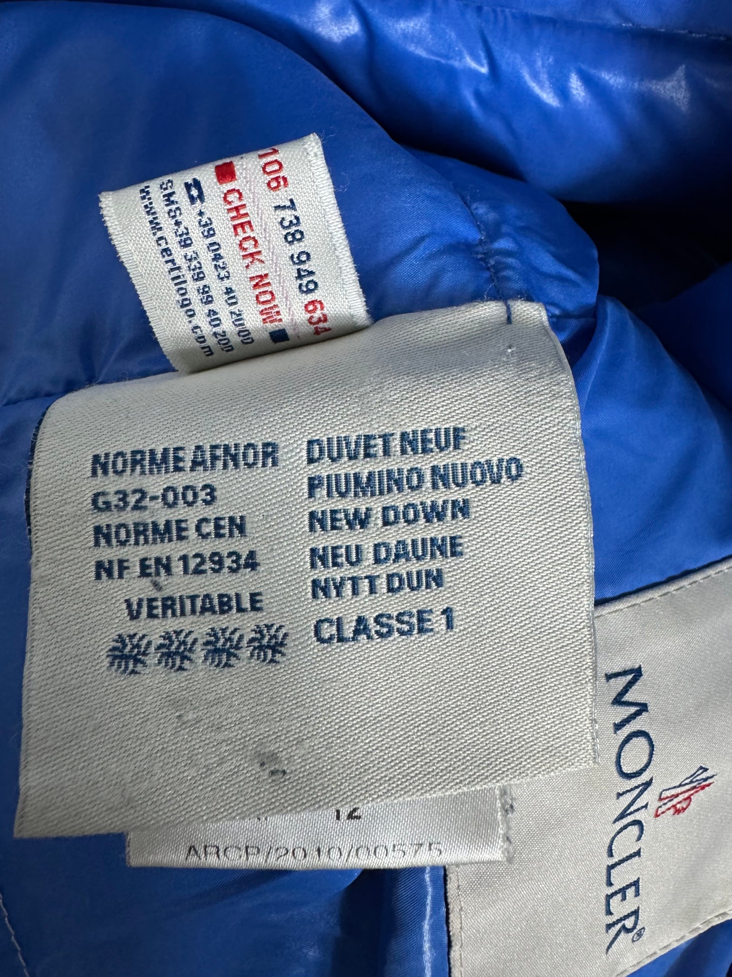 Moncler Zin Boys Jacket - Age 12