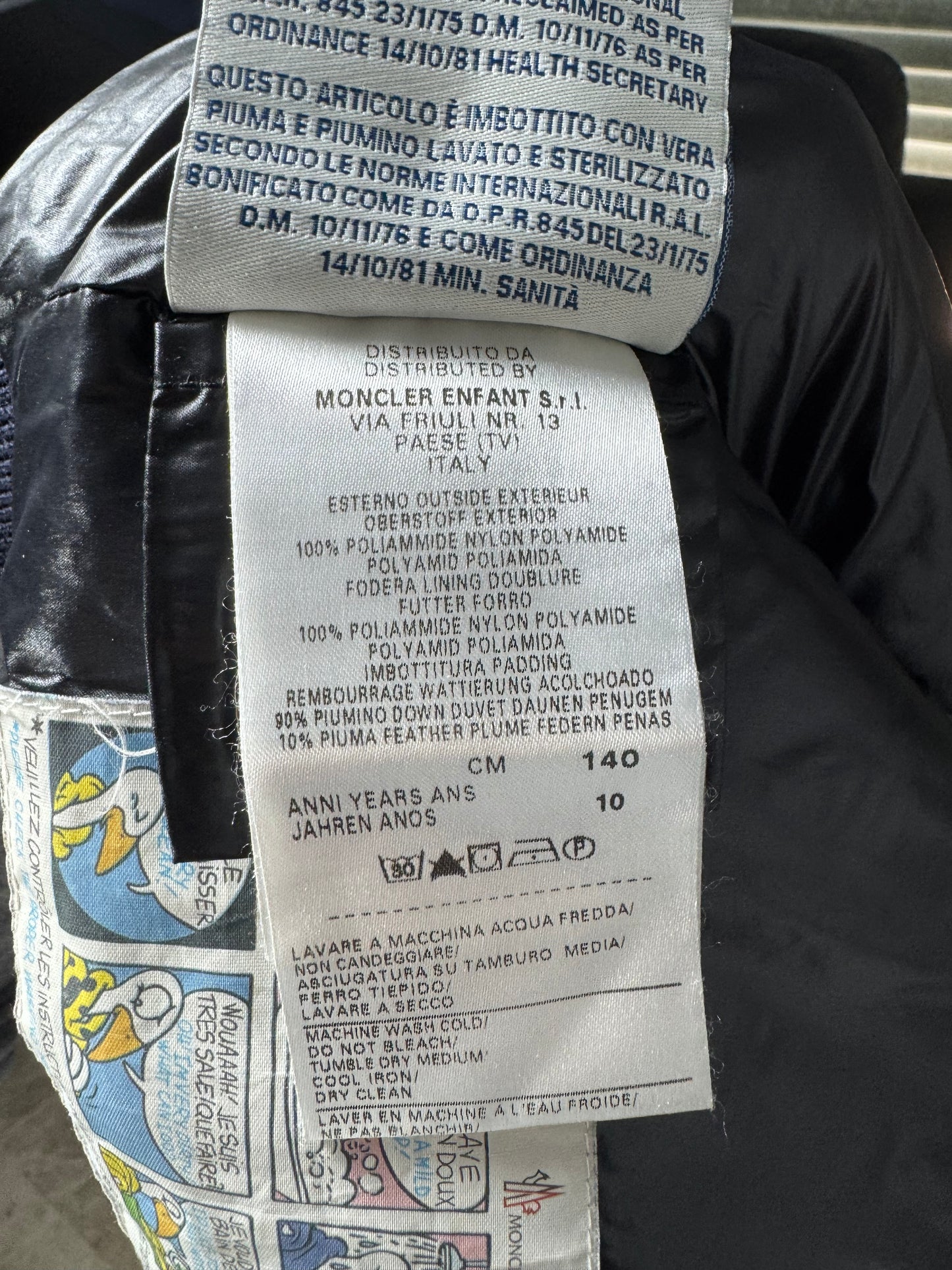 Moncler Boys Jacket - Age 10