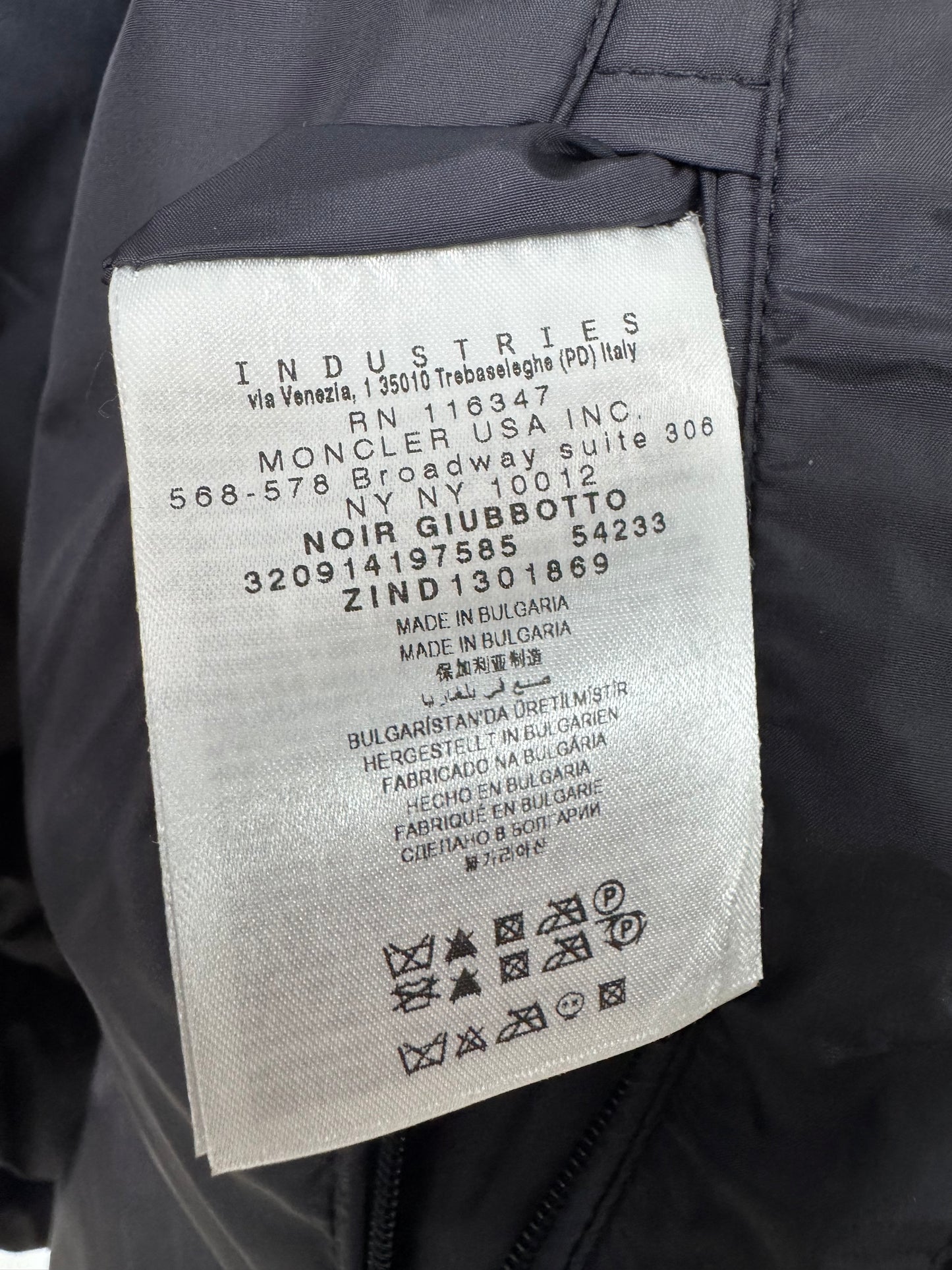 Moncler Noir Jacket - Size 3