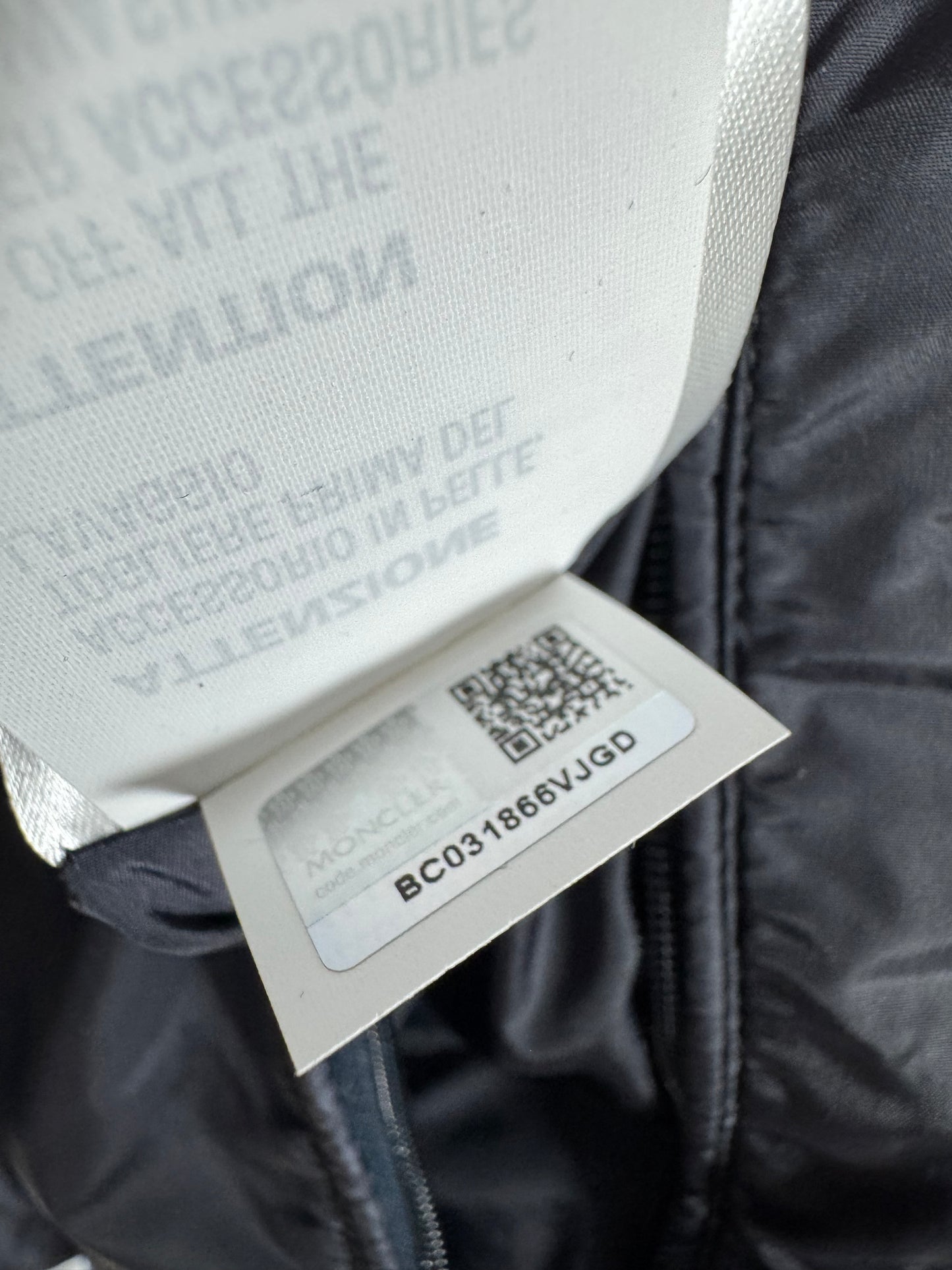Moncler Noir Jacket - Size 3