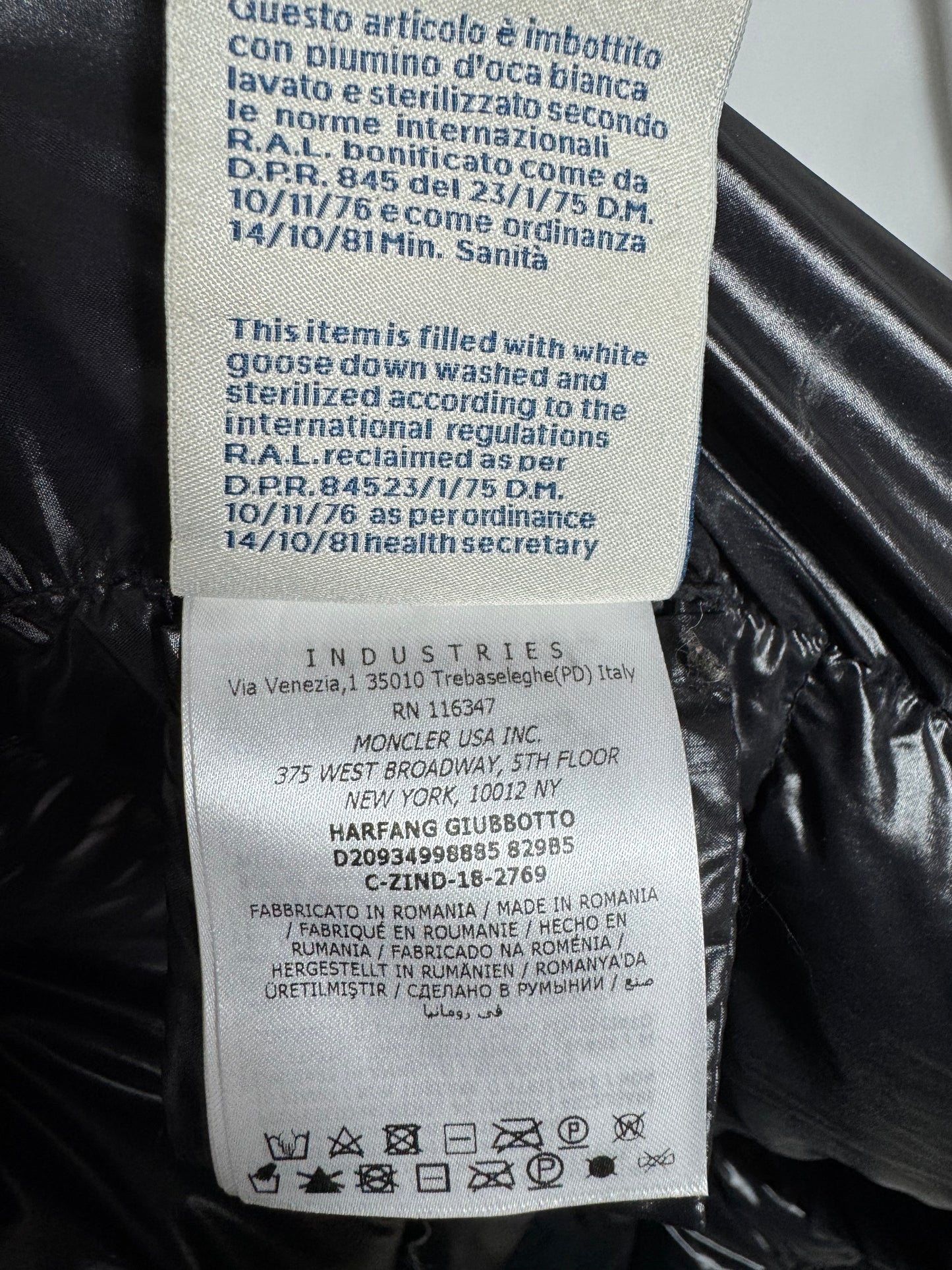 Moncler Harfang Jacket - Size 1