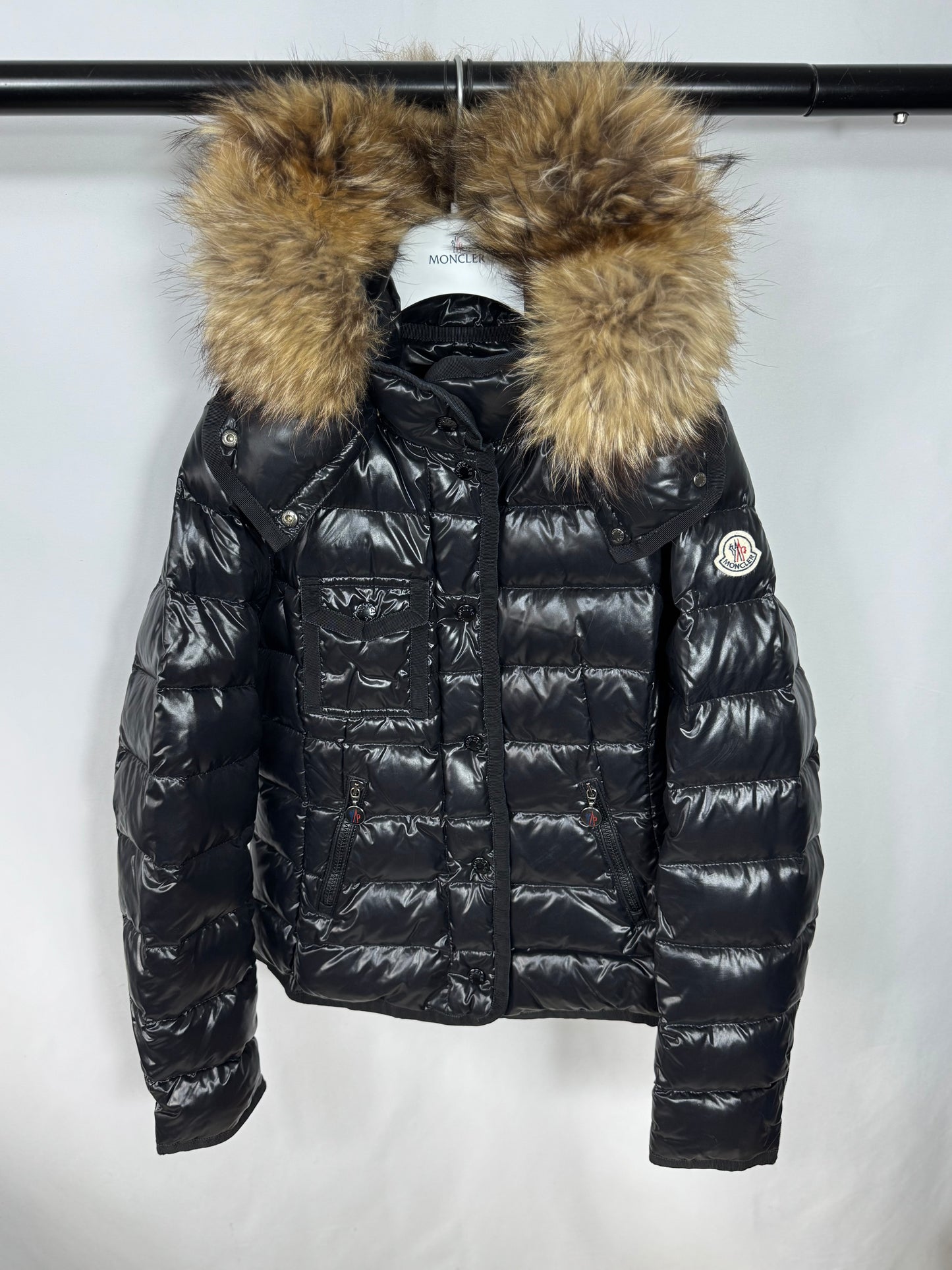 Moncler Armoise Fur Jacket - Size 2