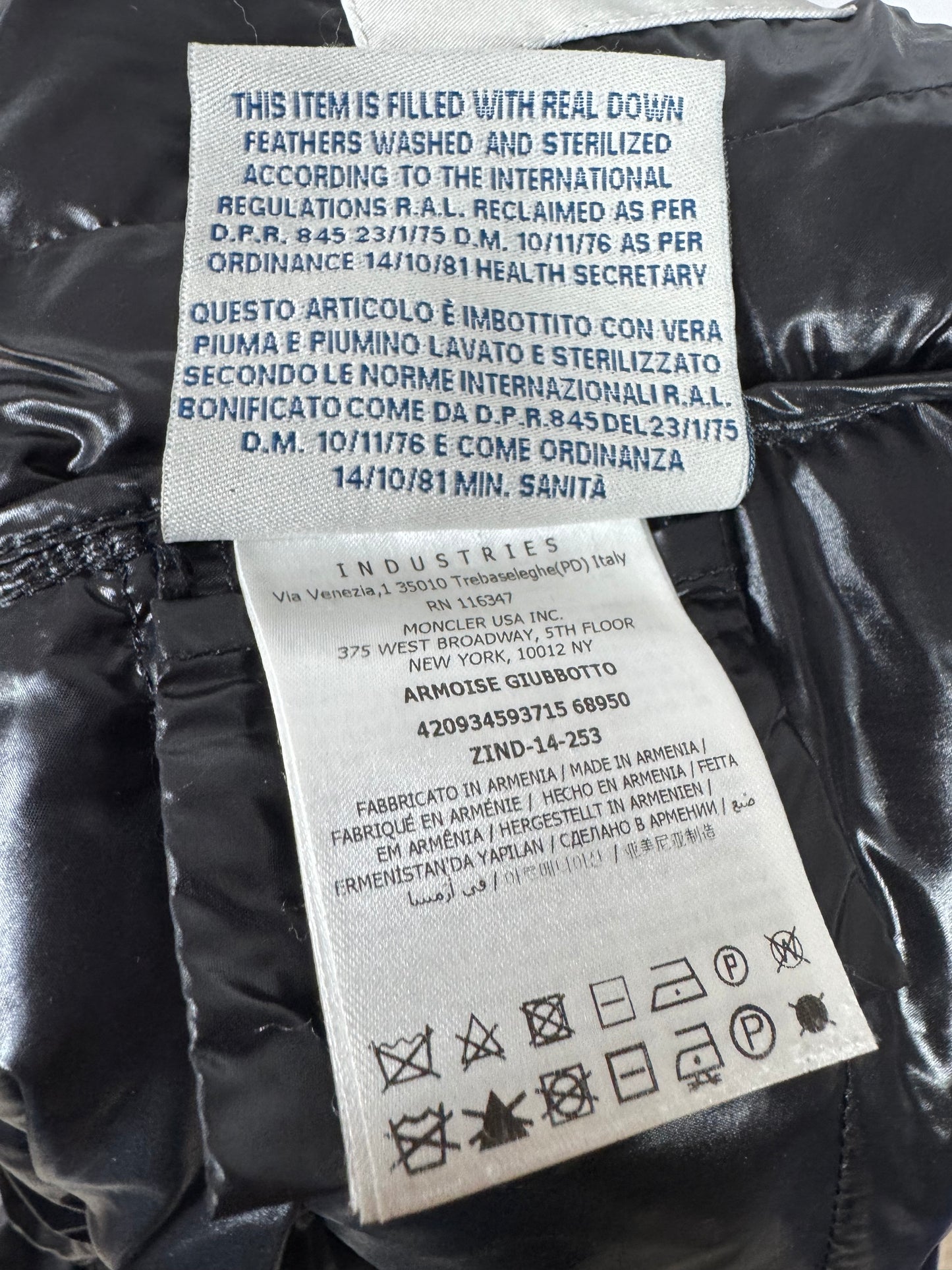 Moncler Armoise Fur Jacket - Size 2