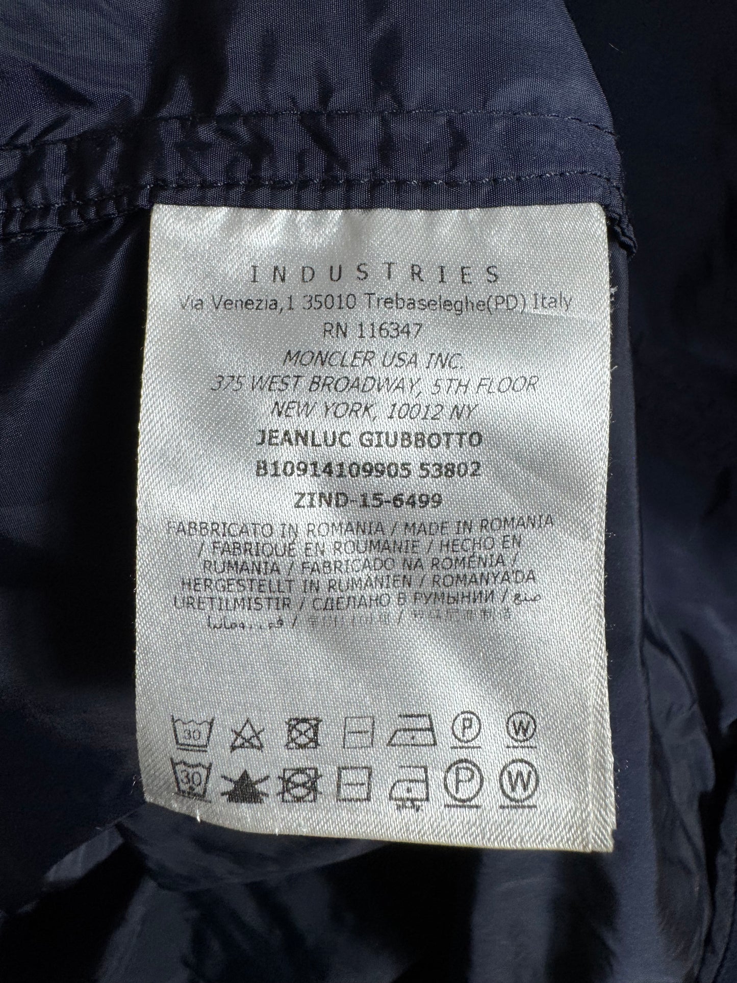 Moncler Jeanluc Jacket - Size 2