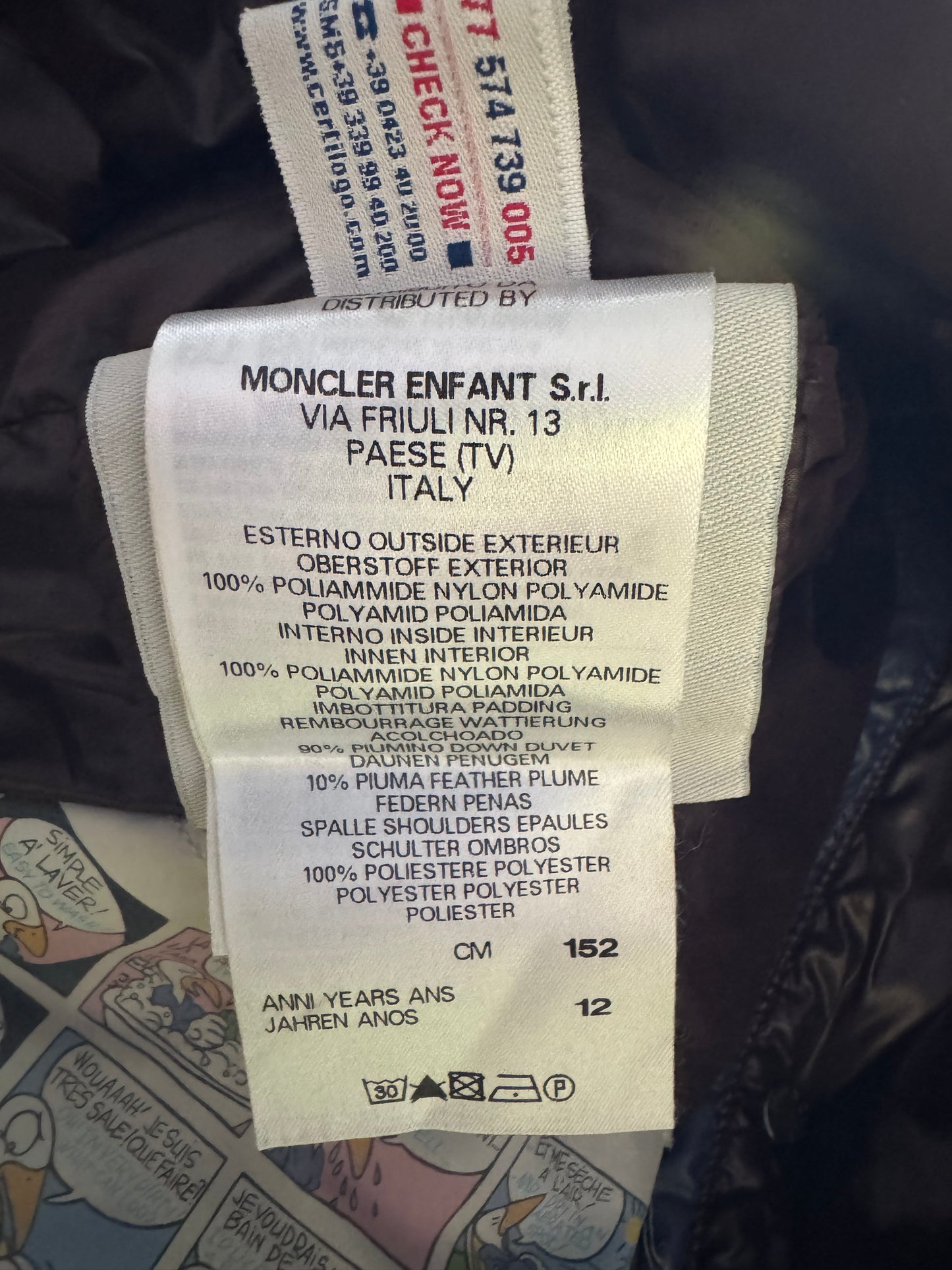 Moncler Boys Jacket - Age 12