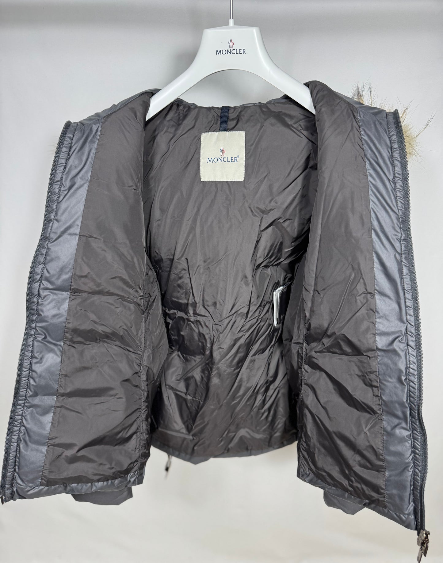 Moncler Angers Fur Jacket - Size 1