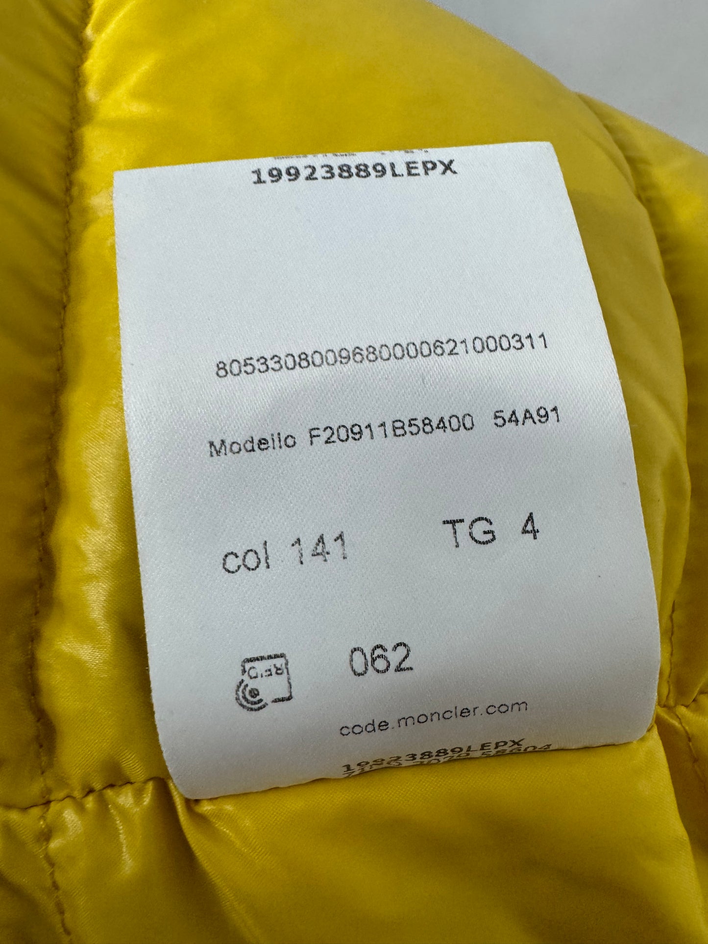 Moncler Ondres Jacket - Size 4