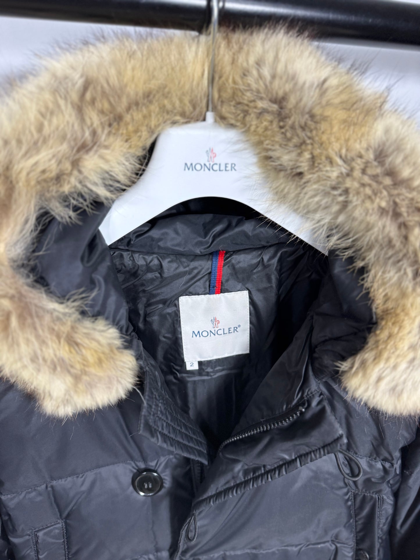 Moncler Bulgarie Fur Jacket - Size 2