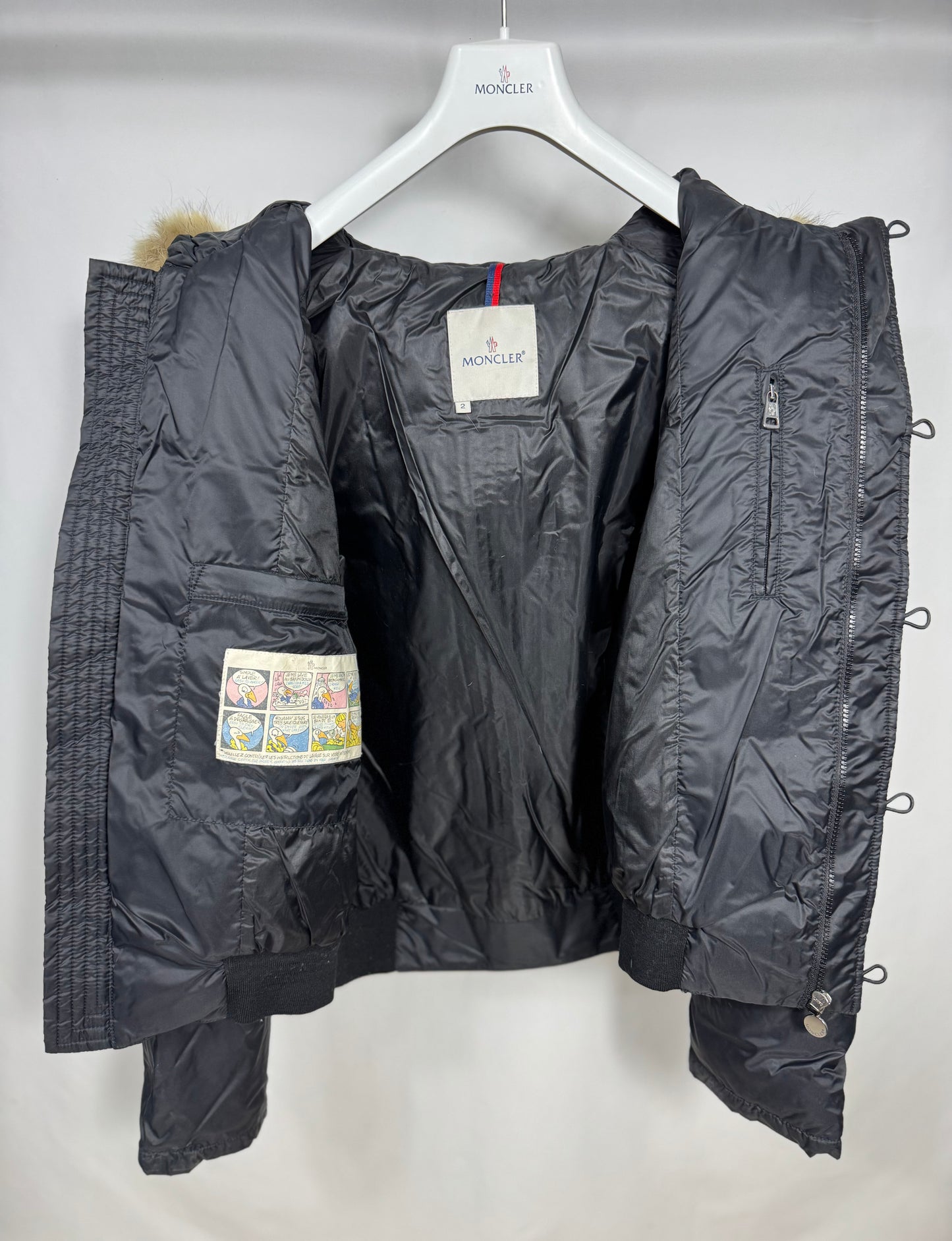 Moncler Bulgarie Fur Jacket - Size 2
