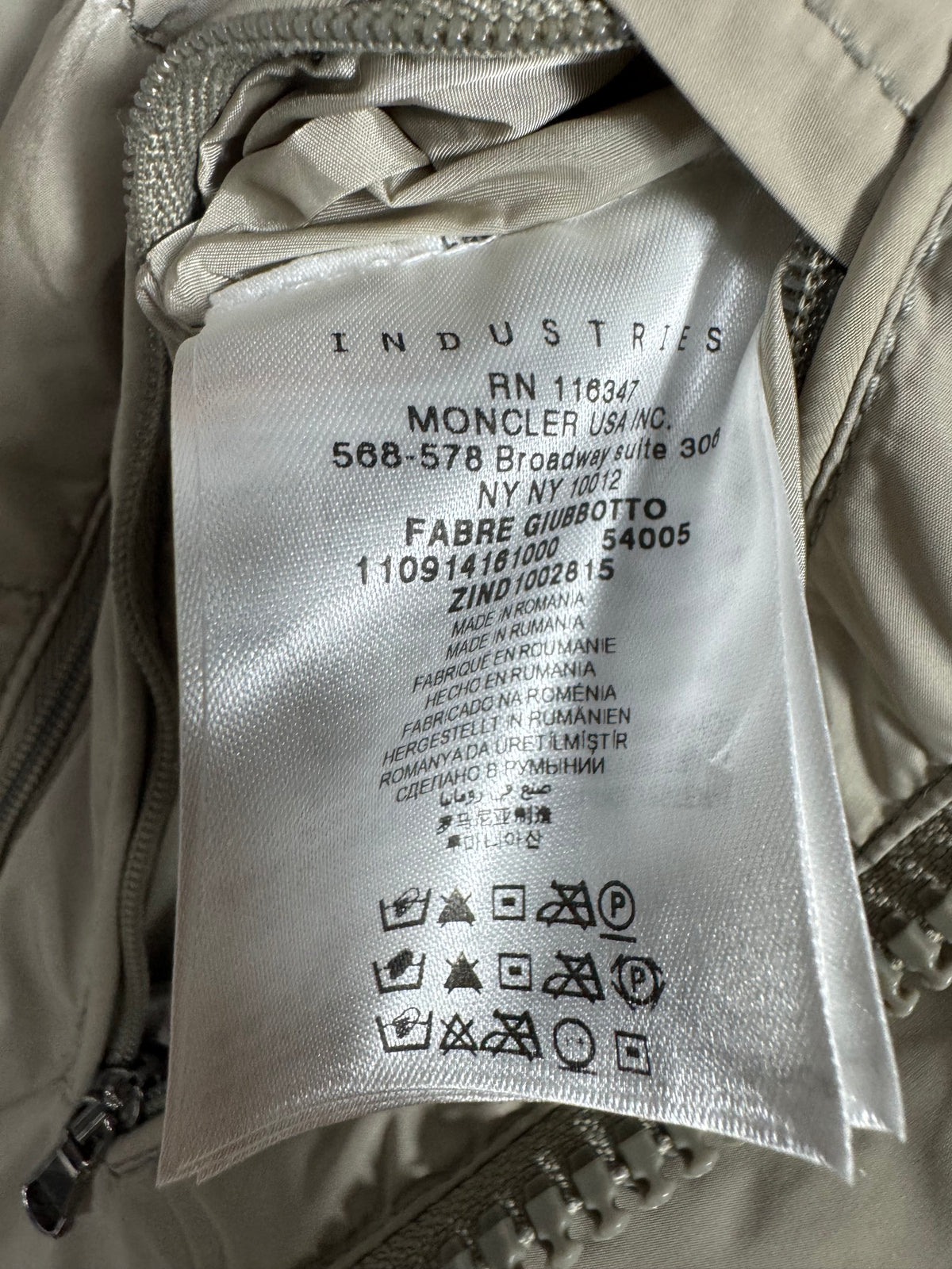 Moncler Fabre Jacket - Size 3