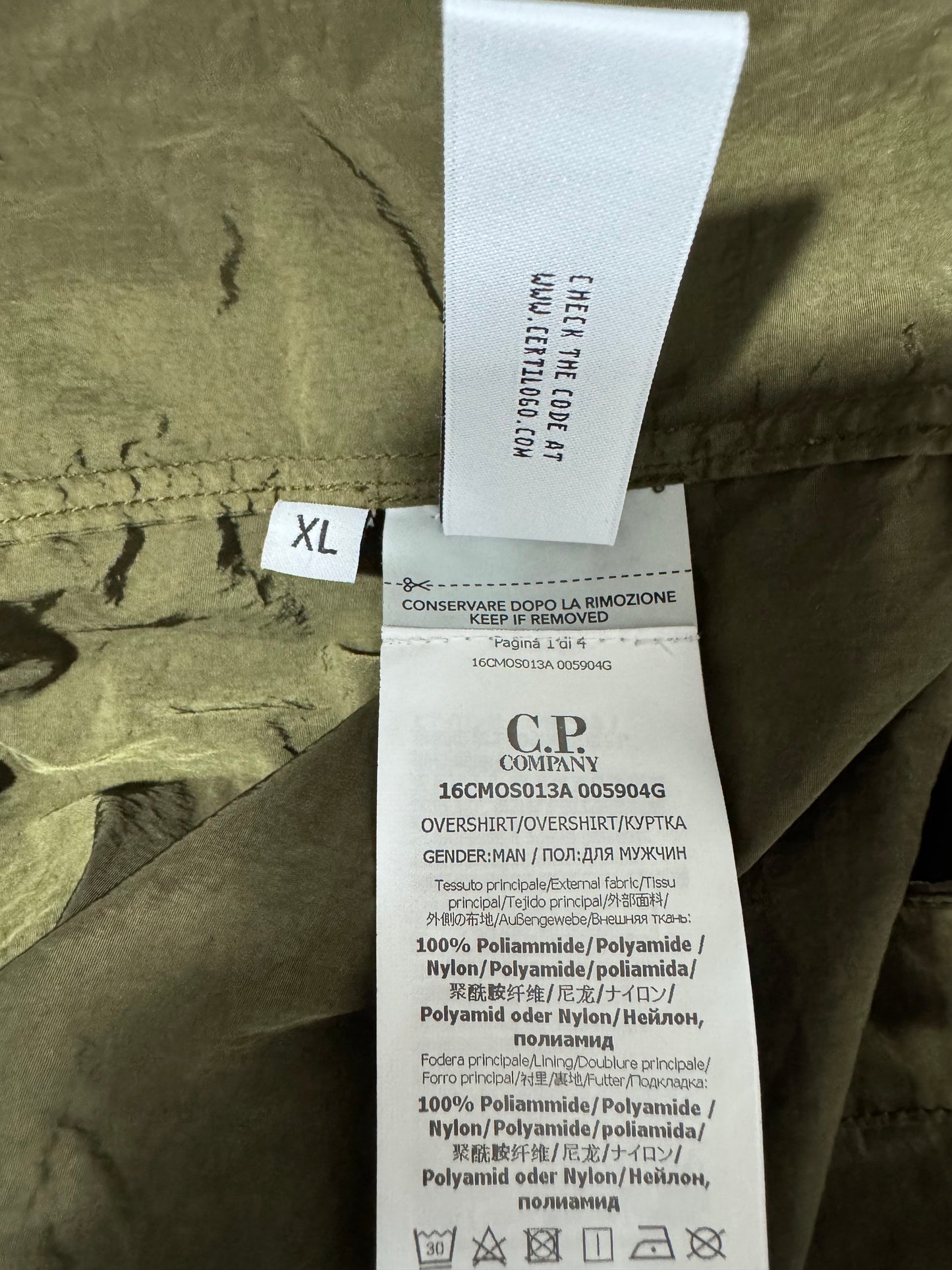 C.P Company Chrome-R Jacket - Size XL