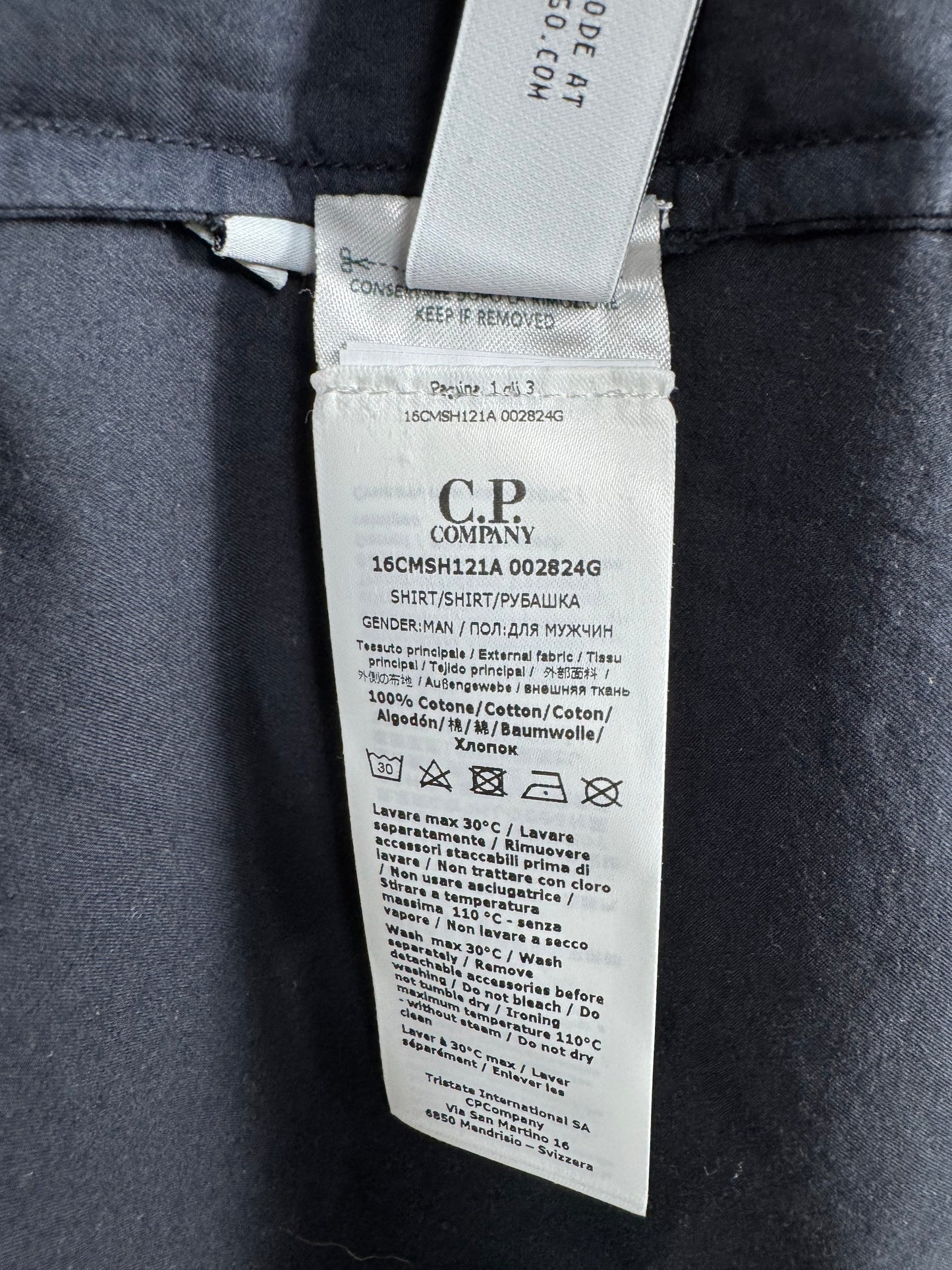 C.P Company Gabardine Cotton Overshirt