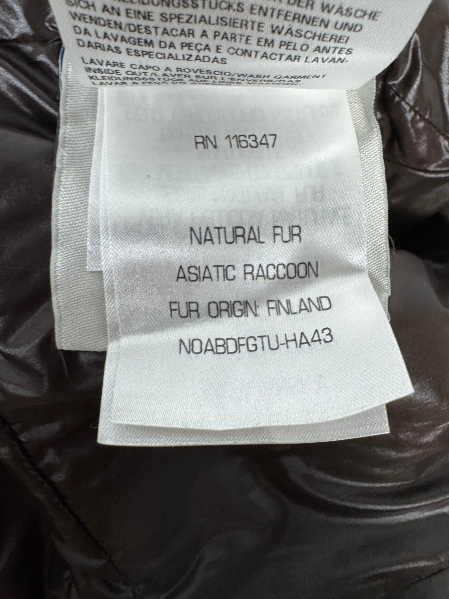 Moncler Boys Fur Jacket - Age 8