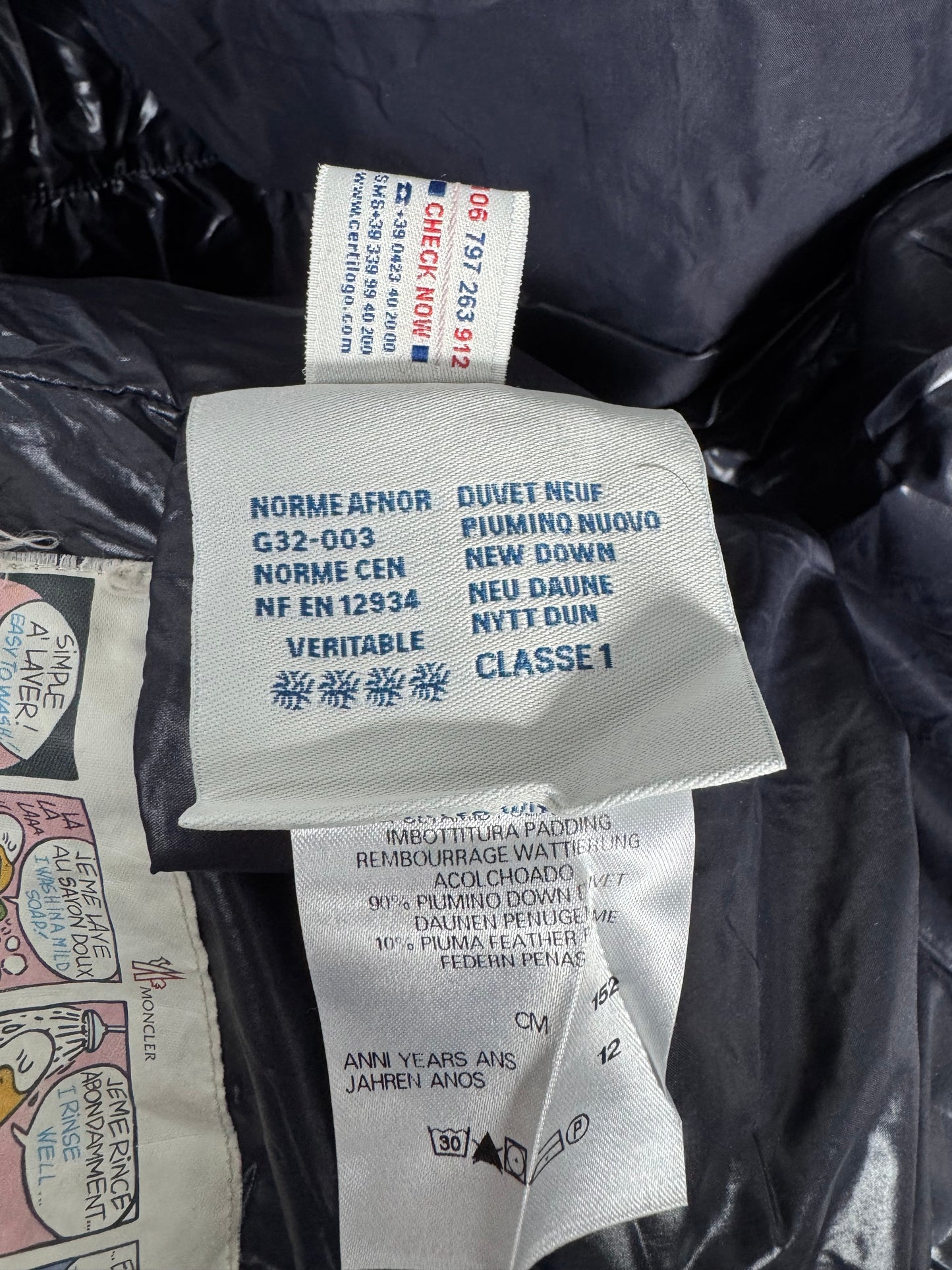 Moncler Girls Jacket - Age 12