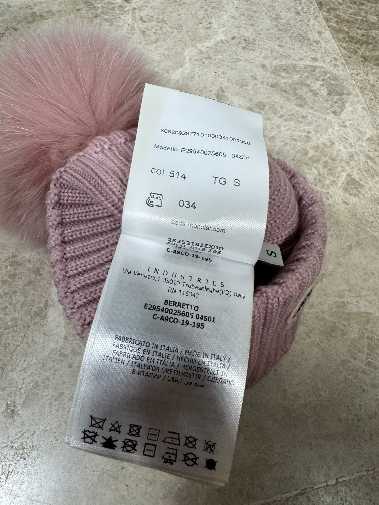 Moncler Pompom Kids Hat