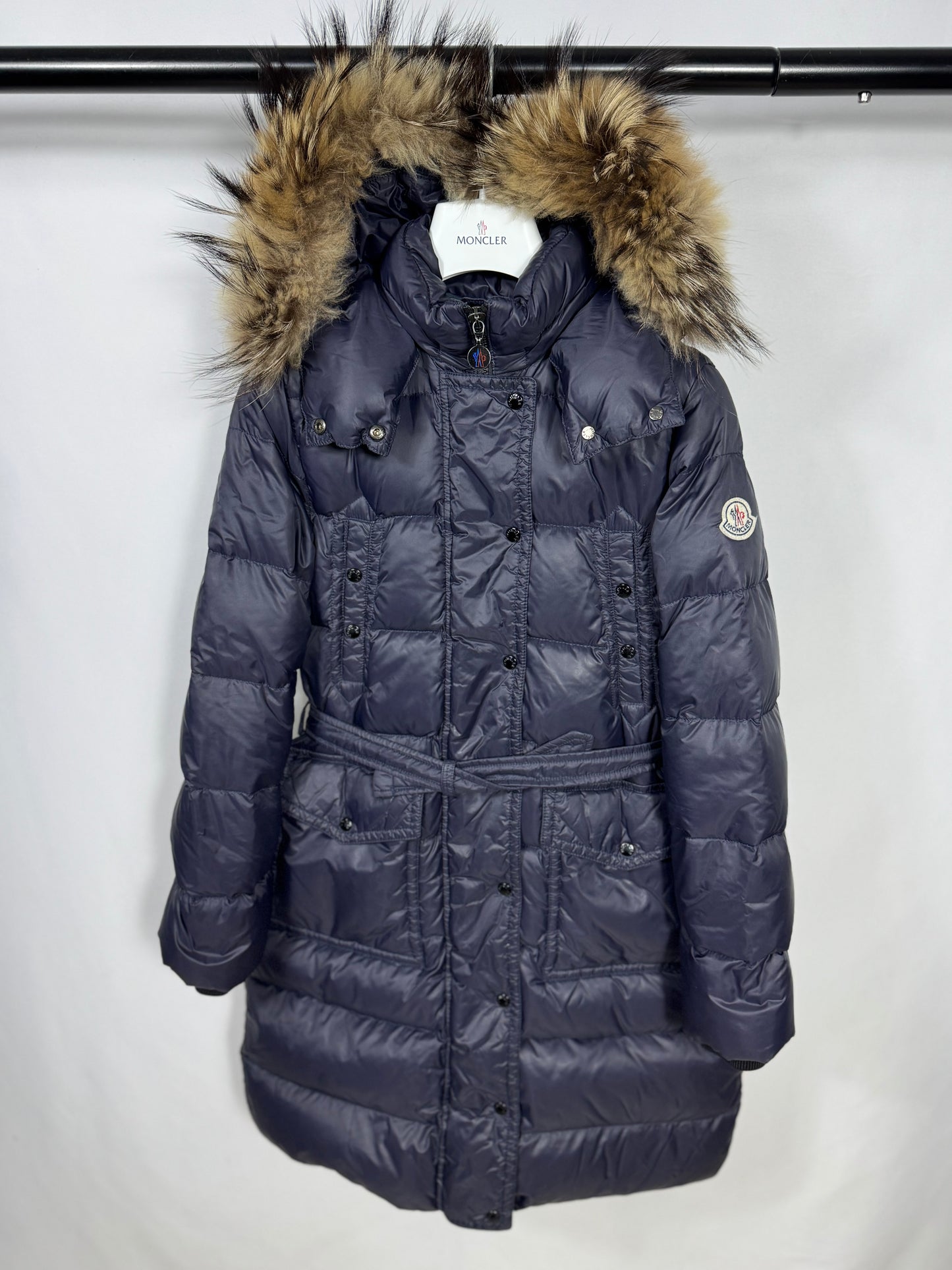 Moncler Girls Fur Jacket - Age 12