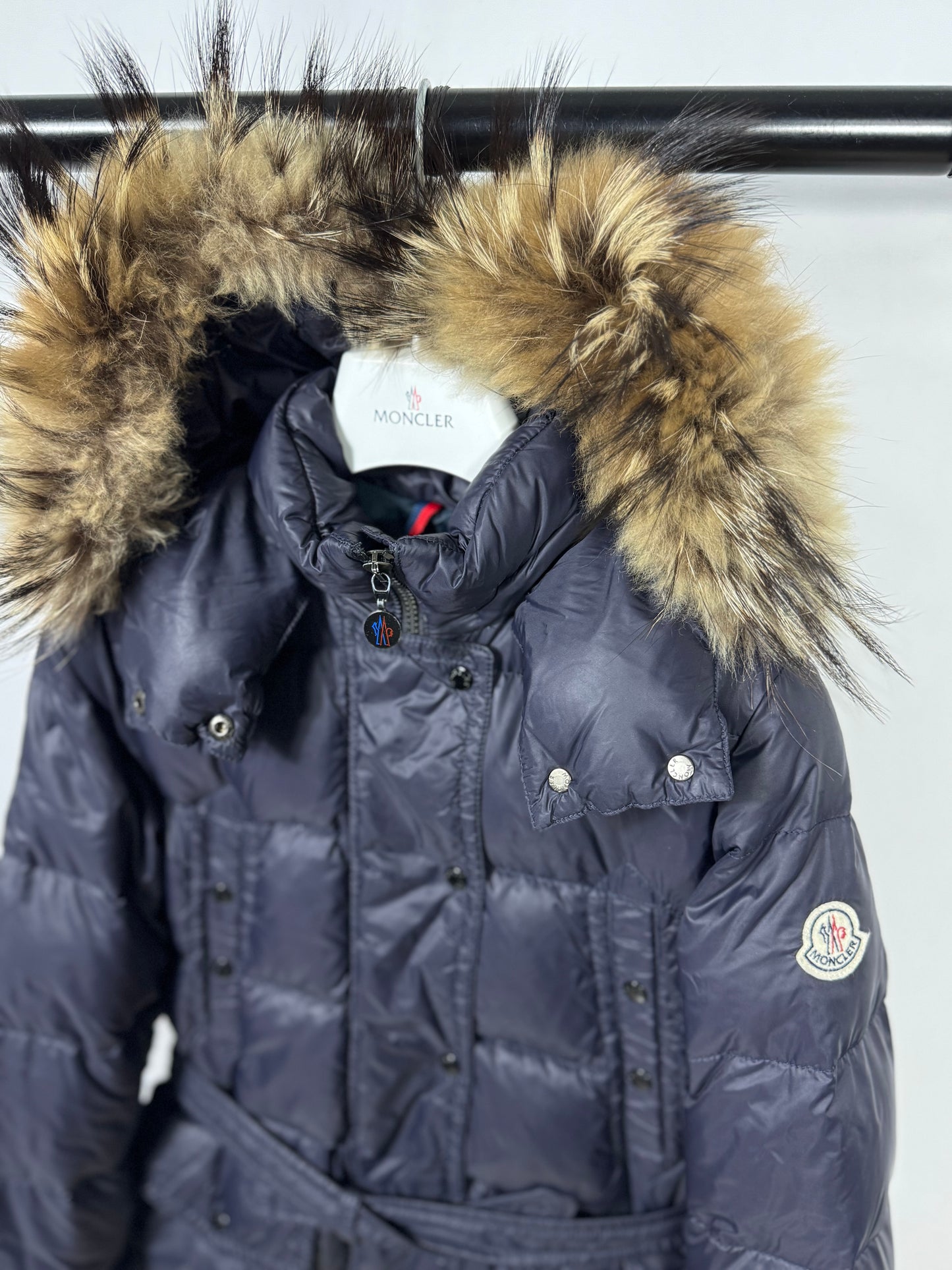 Moncler Girls Fur Jacket - Age 12