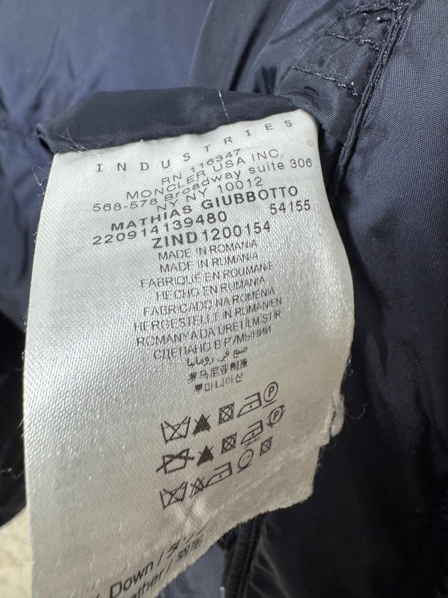 Moncler Mathias Jacket - Size 4