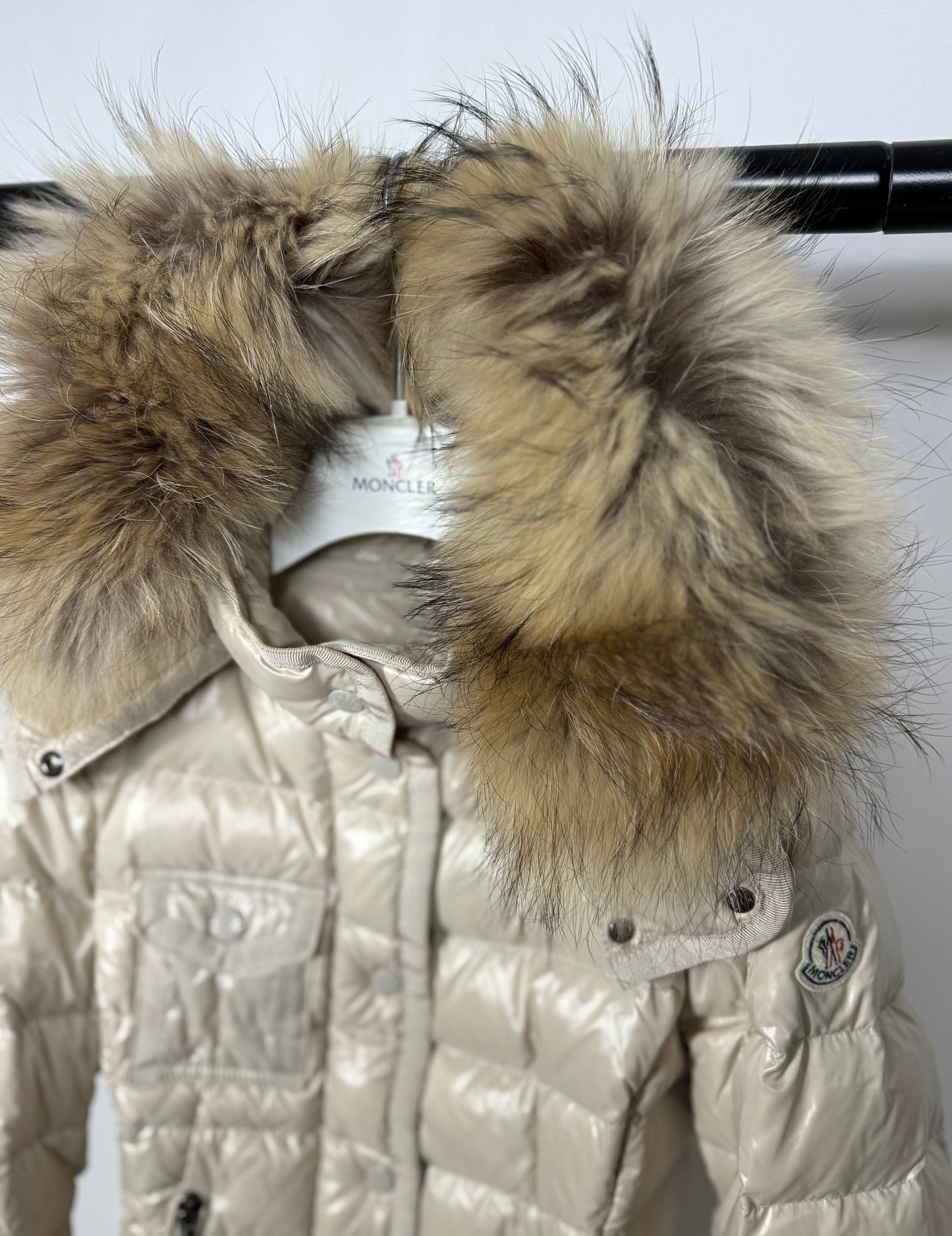 Moncler Armoise Fur Jacket - Size 00