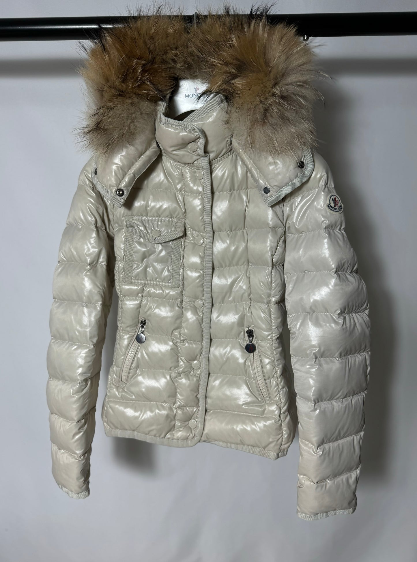 Moncler Armoise Fur Jacket - Size 1