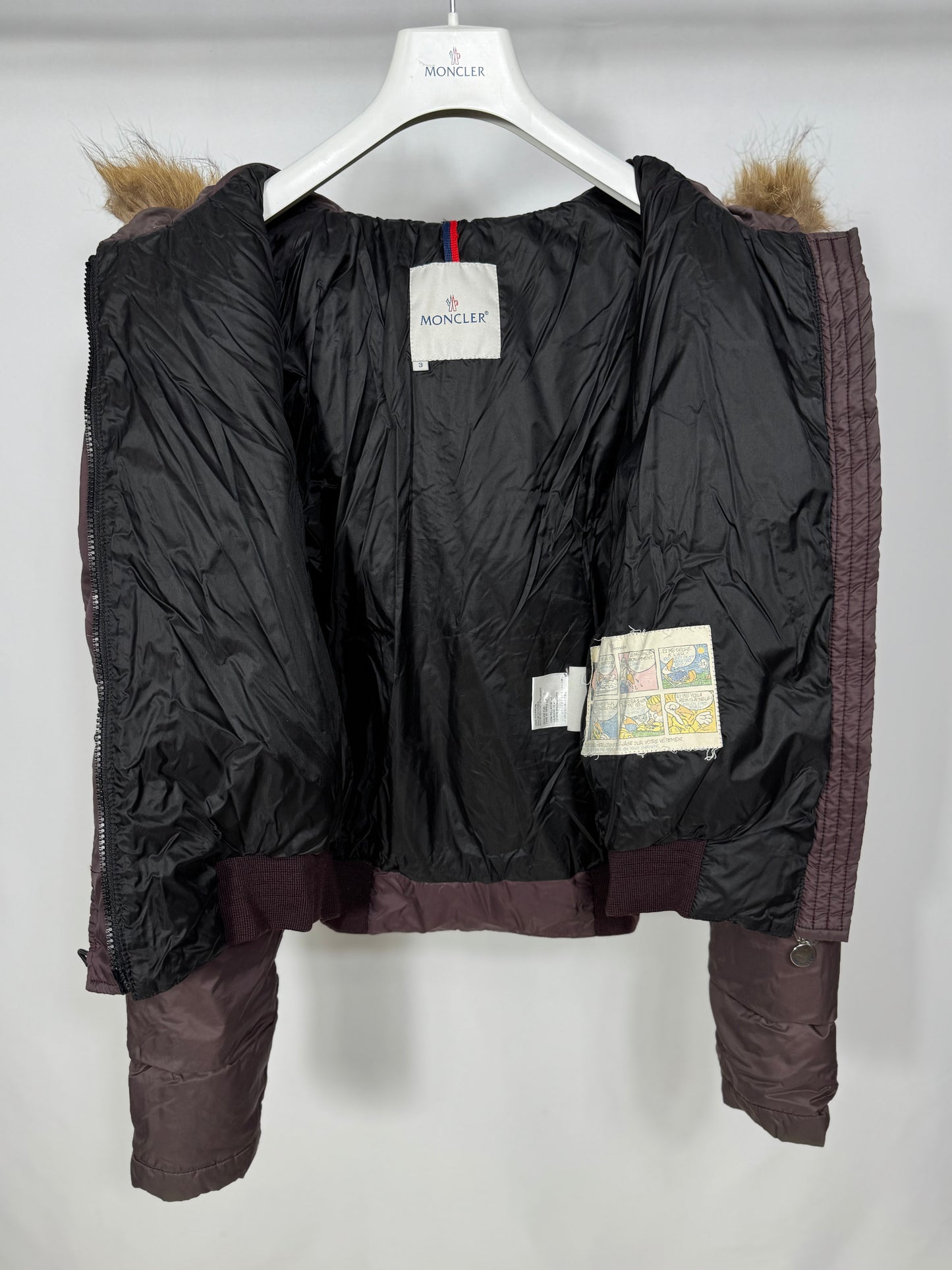 Moncler Albertina Fur Jacket - Size 3