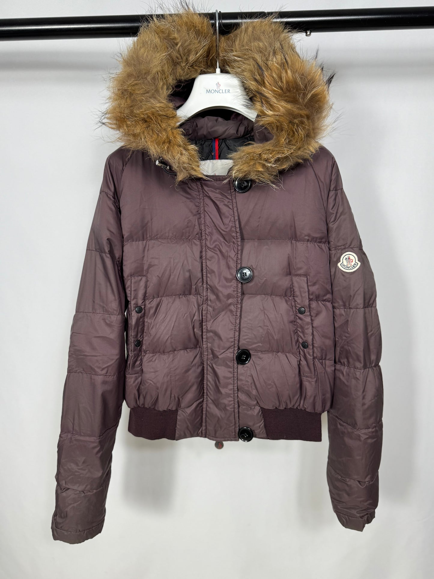 Moncler Albertina Fur Jacket - Size 3