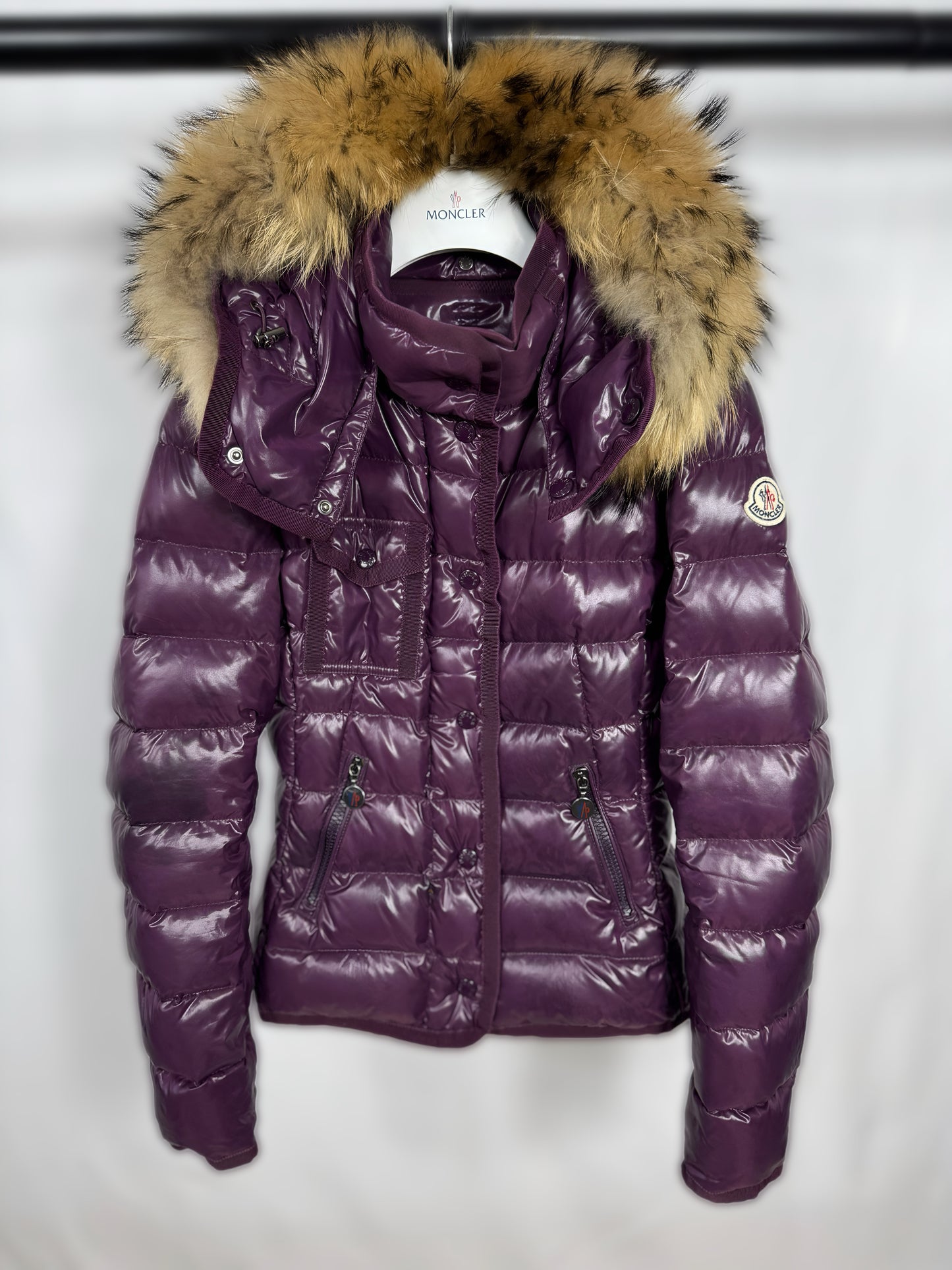 Moncler Armoise Fur Jacket - Size 0
