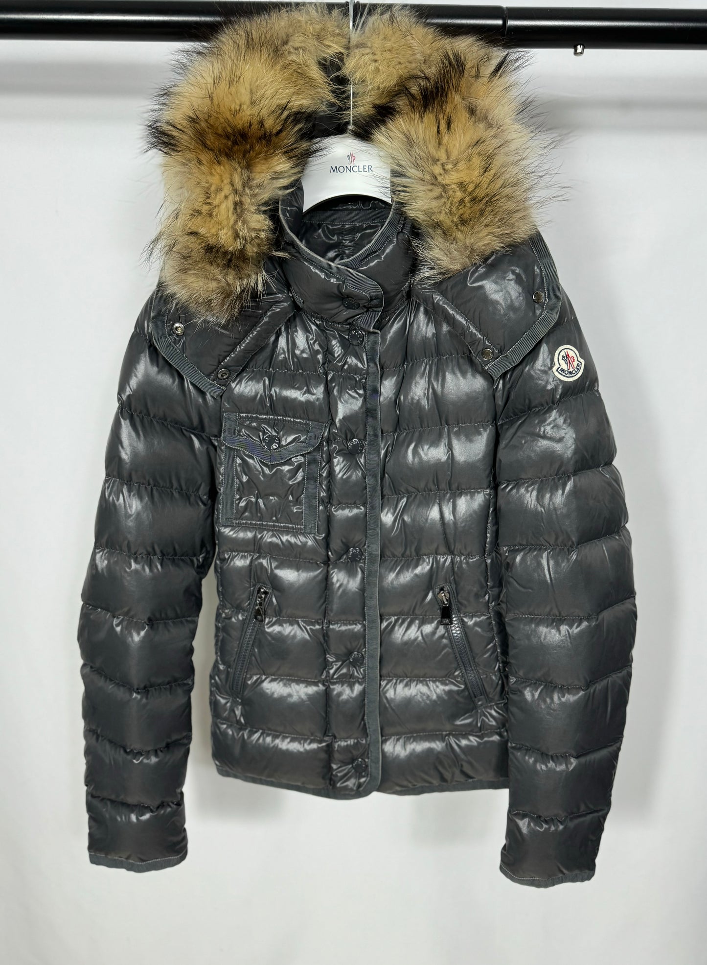 Moncler Armoise Fur Jacket - Size 1