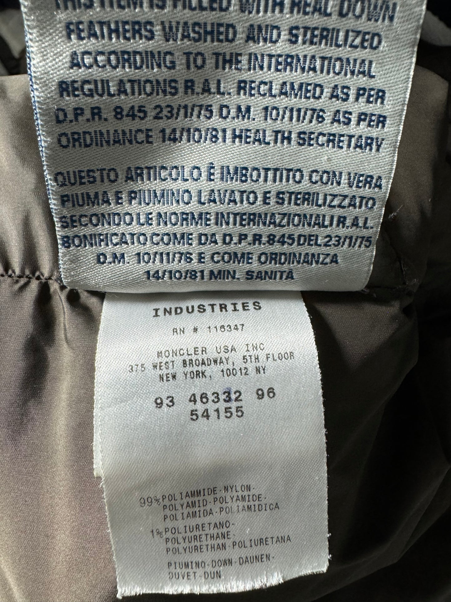 Moncler Mess Jacket - Size 1