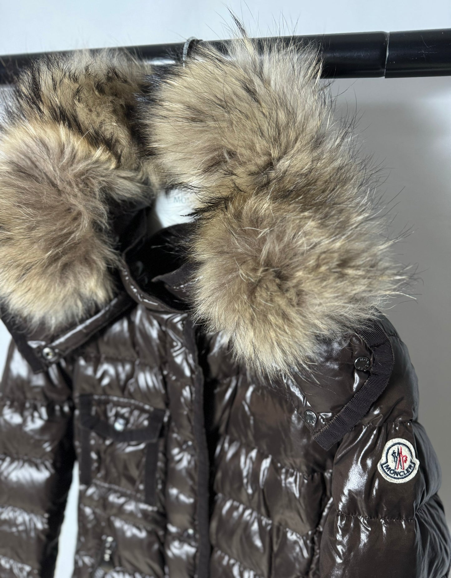 Moncler Armoise Fur Jacket - Size 3