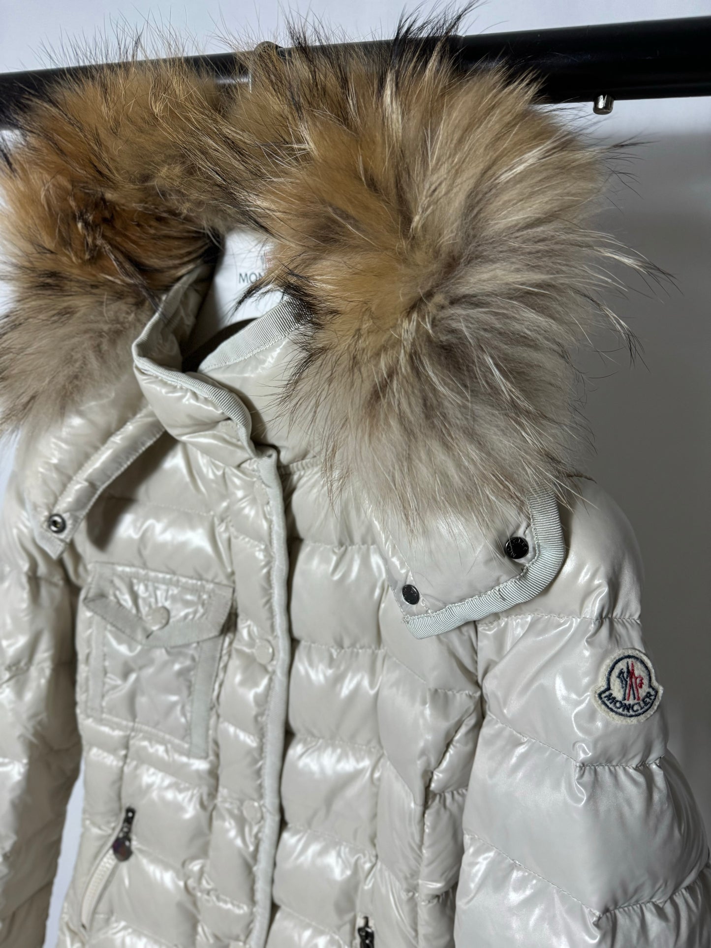 Moncler Armoise Fur Jacket - Size 1