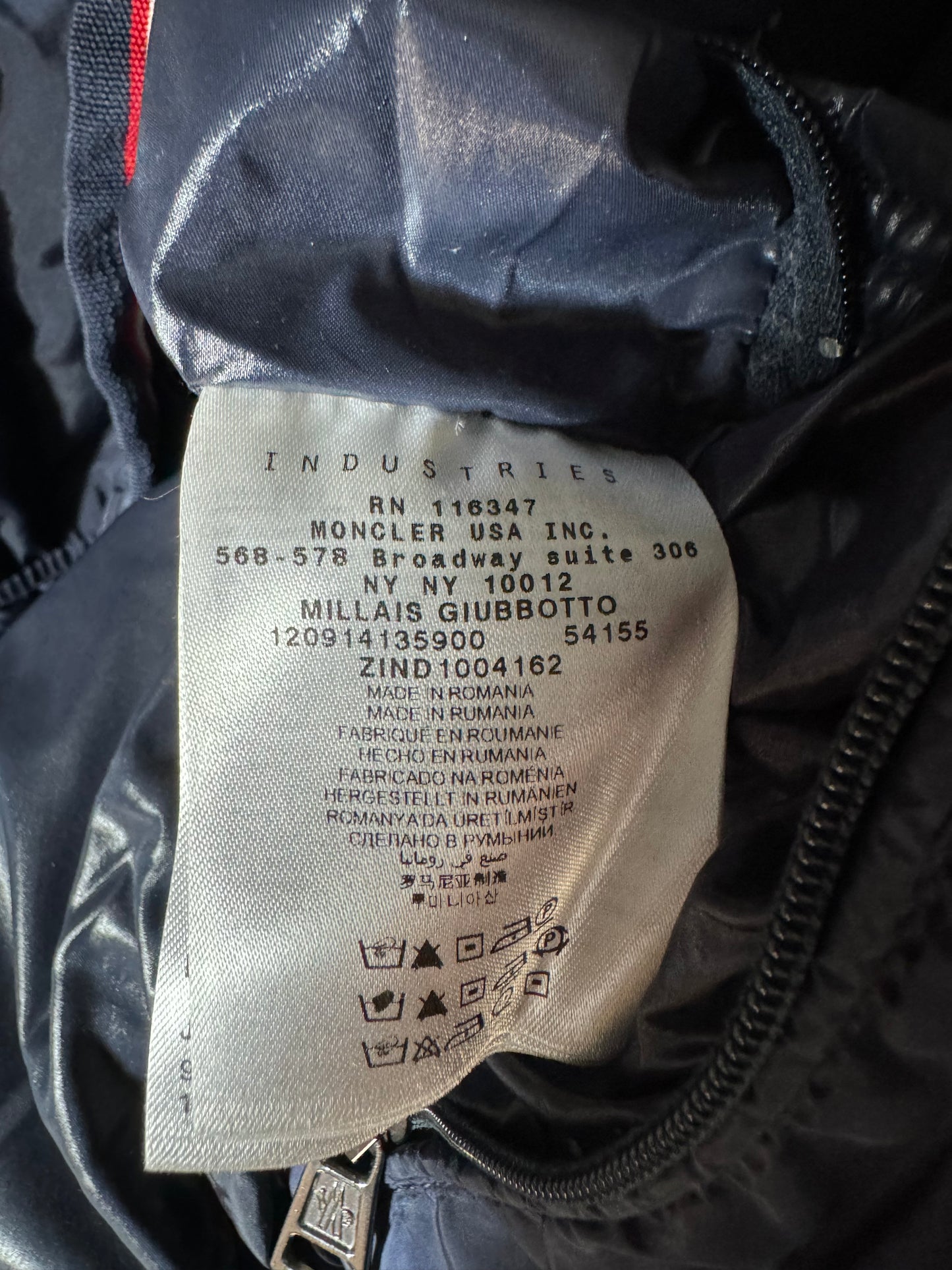 Moncler Millais Jacket - Size 2