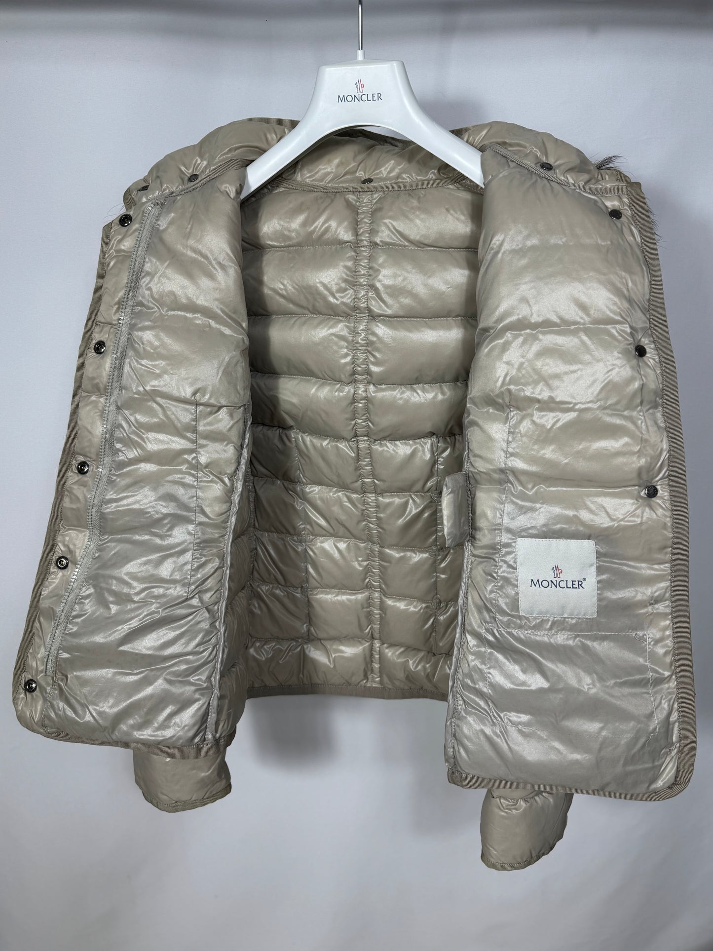 Moncler Armoise Fur Jacket - Size 2