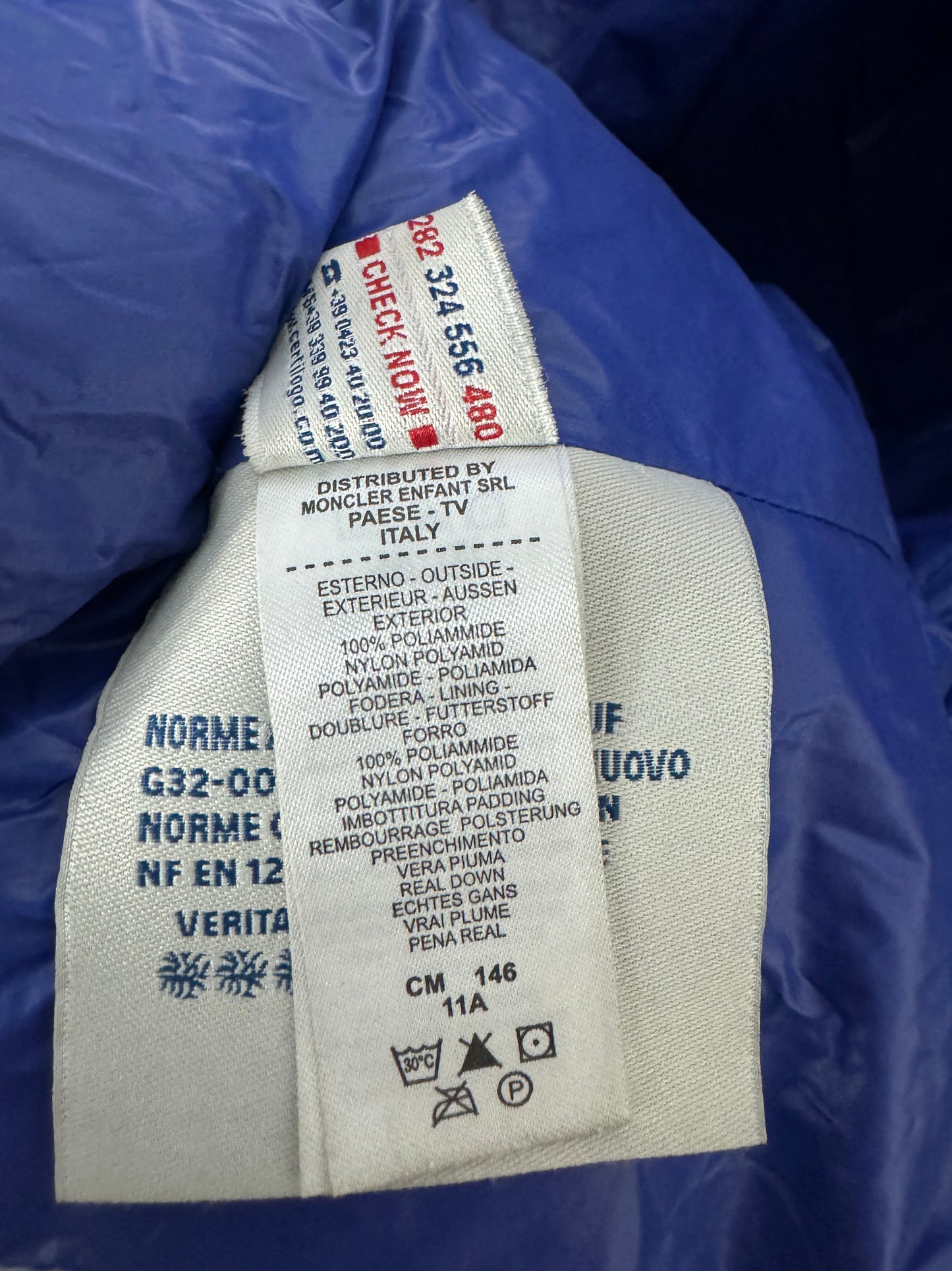 Moncler Moka Girls Jacket - Age 10