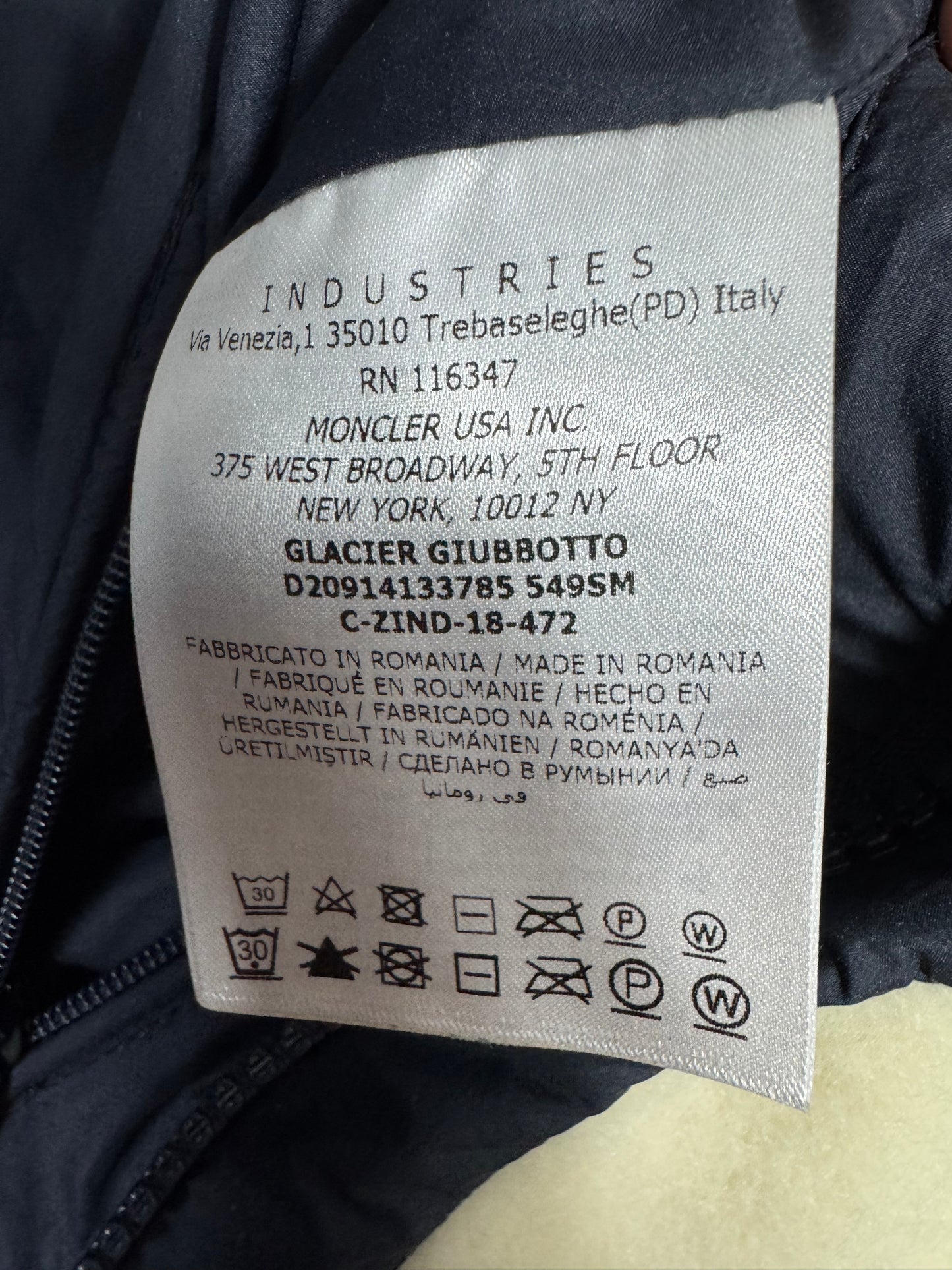 Moncler Glacier Jacket - Size 2