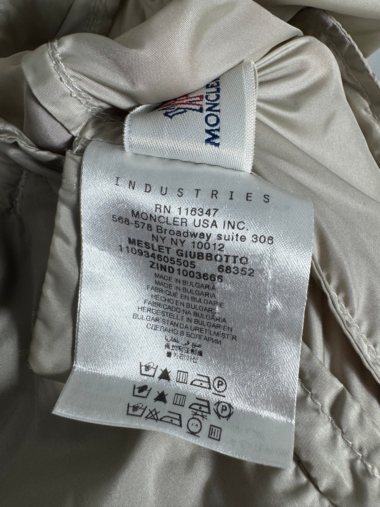 Moncler Meslet Jacket - Size 1