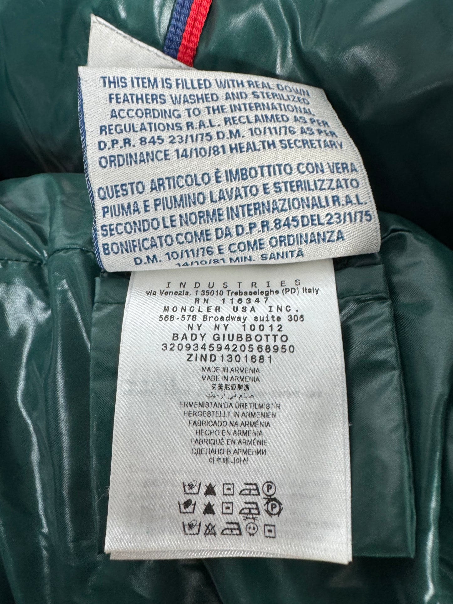Moncler Bady Jacket - Size 0