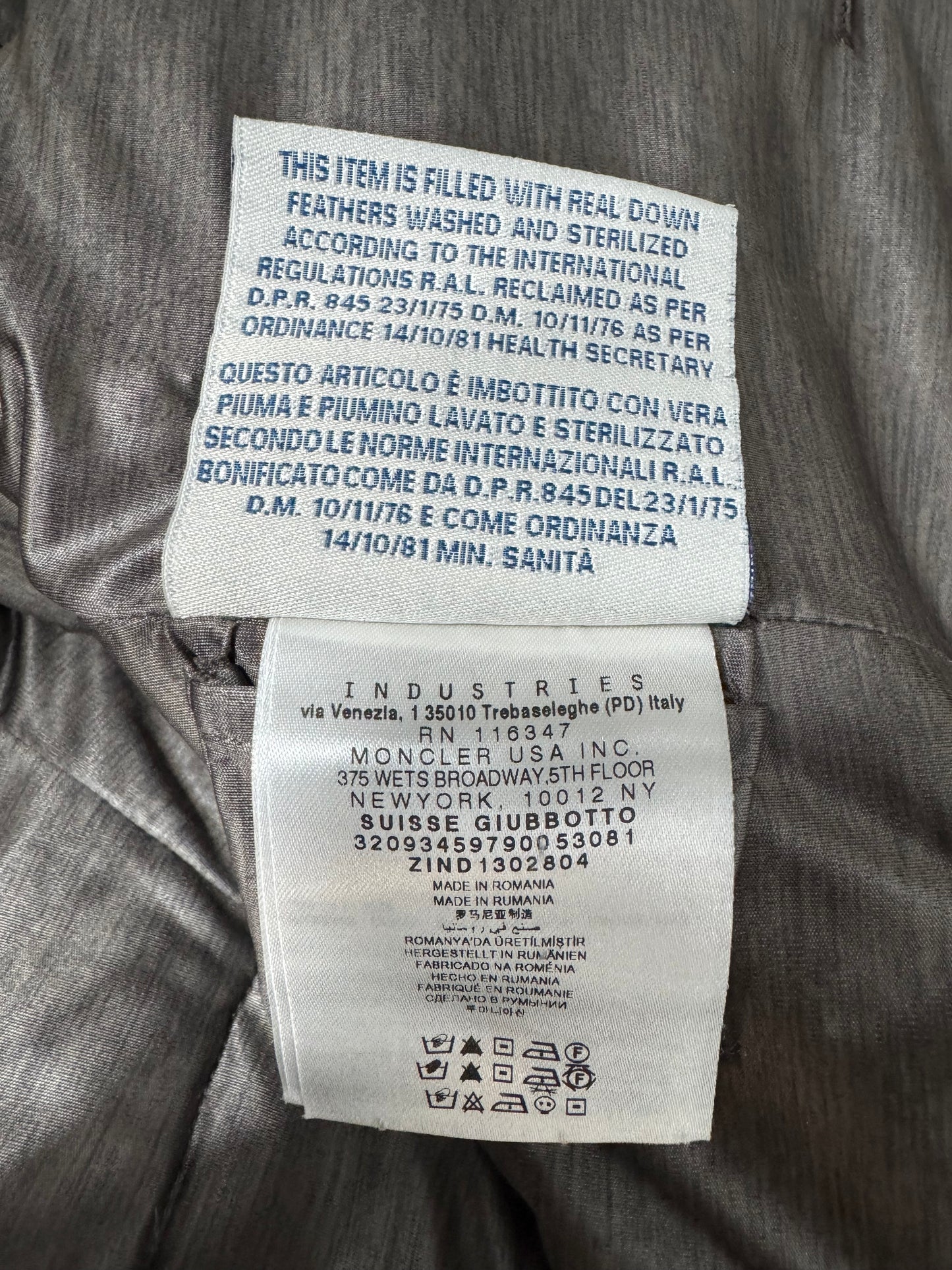 Moncler Suisse Jacket - Size 2