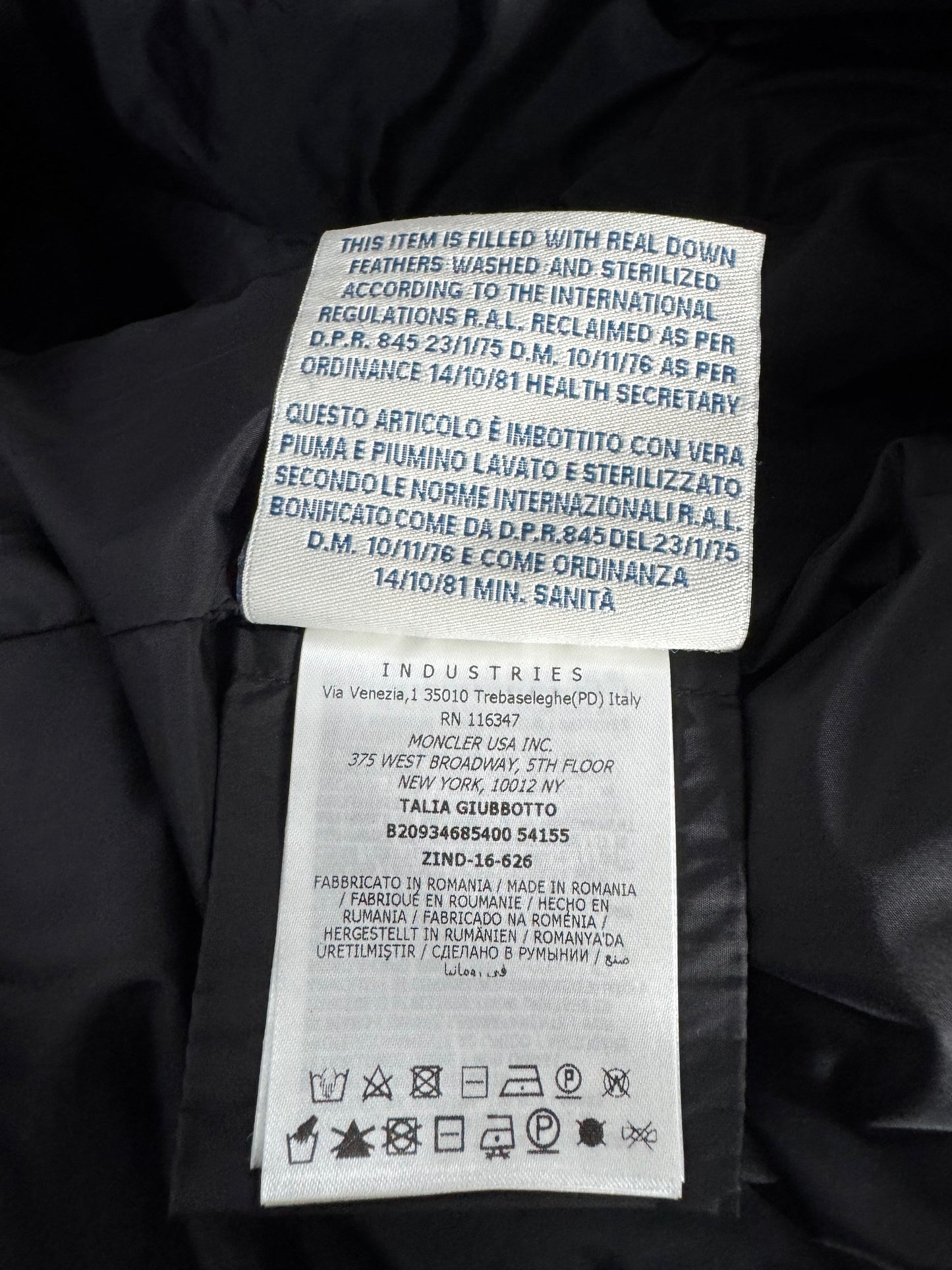 Moncler Talia Jacket - Size 3