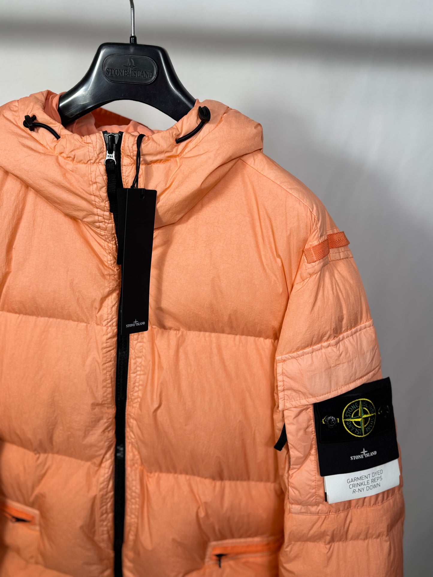 Stone Island Garment Dyed Crinkle Reps R-NY Down - Size XL