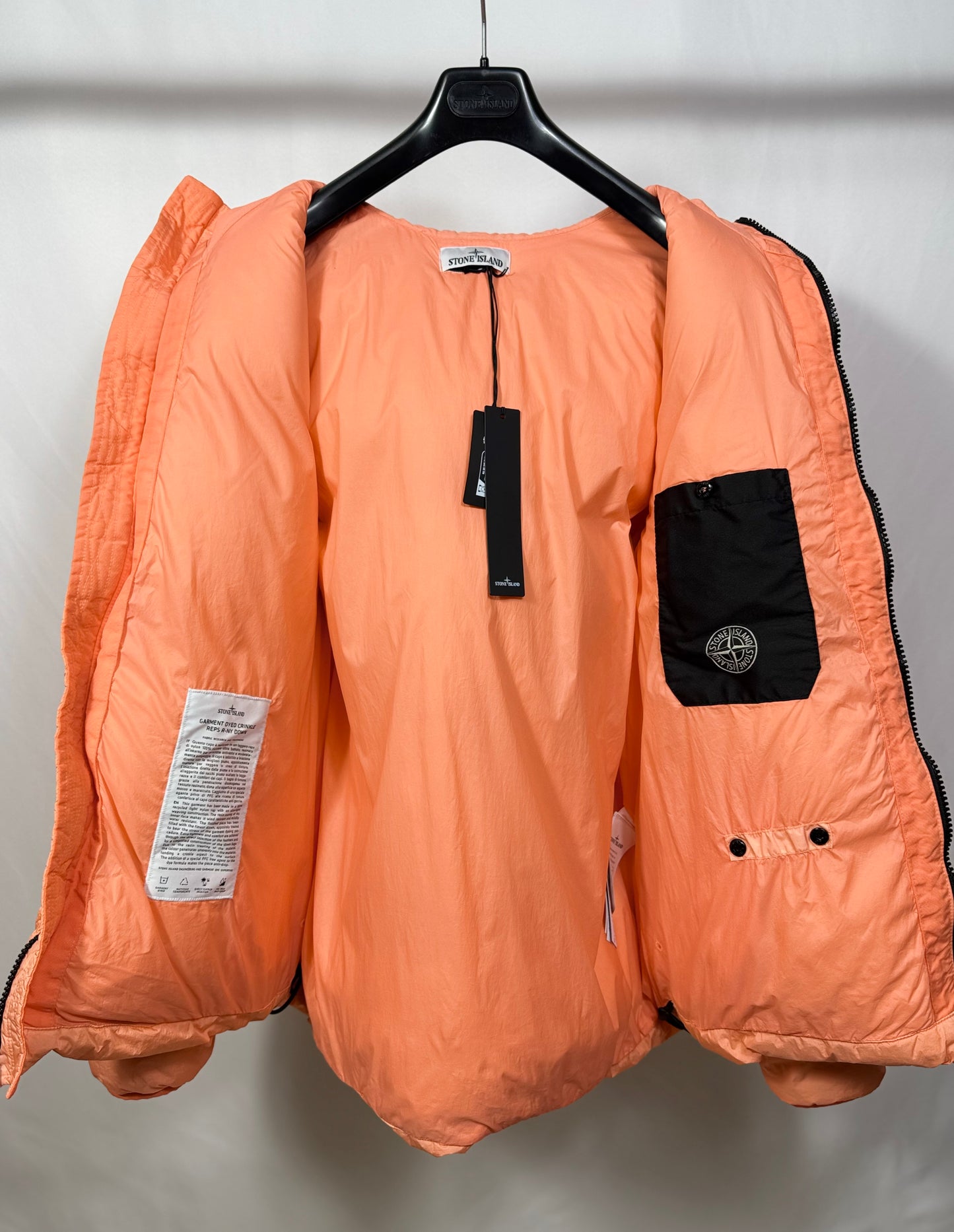 Stone Island Garment Dyed Crinkle Reps R-NY Down - Size XL