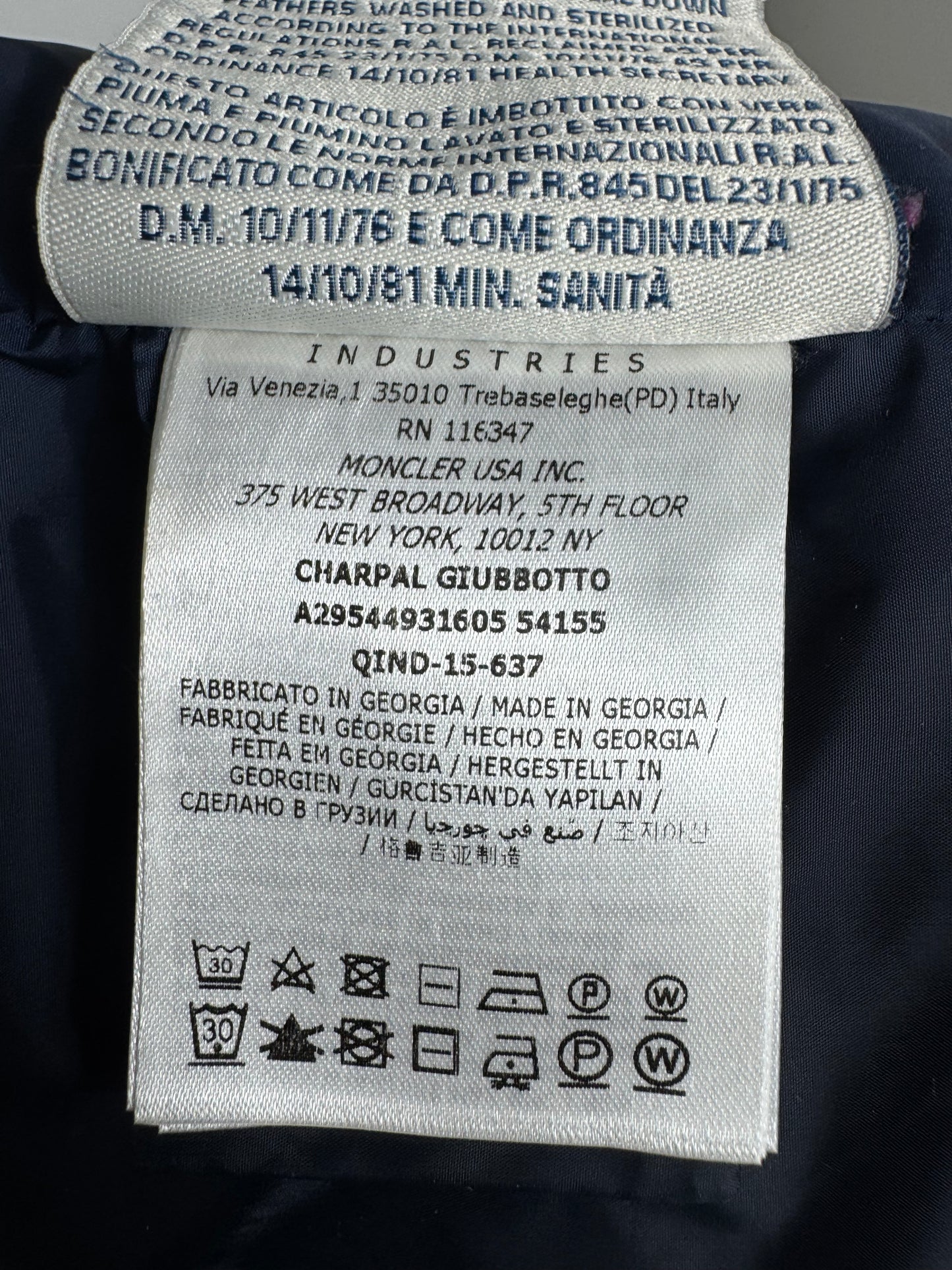 Moncler Charpal Girls Jacket - Age 14
