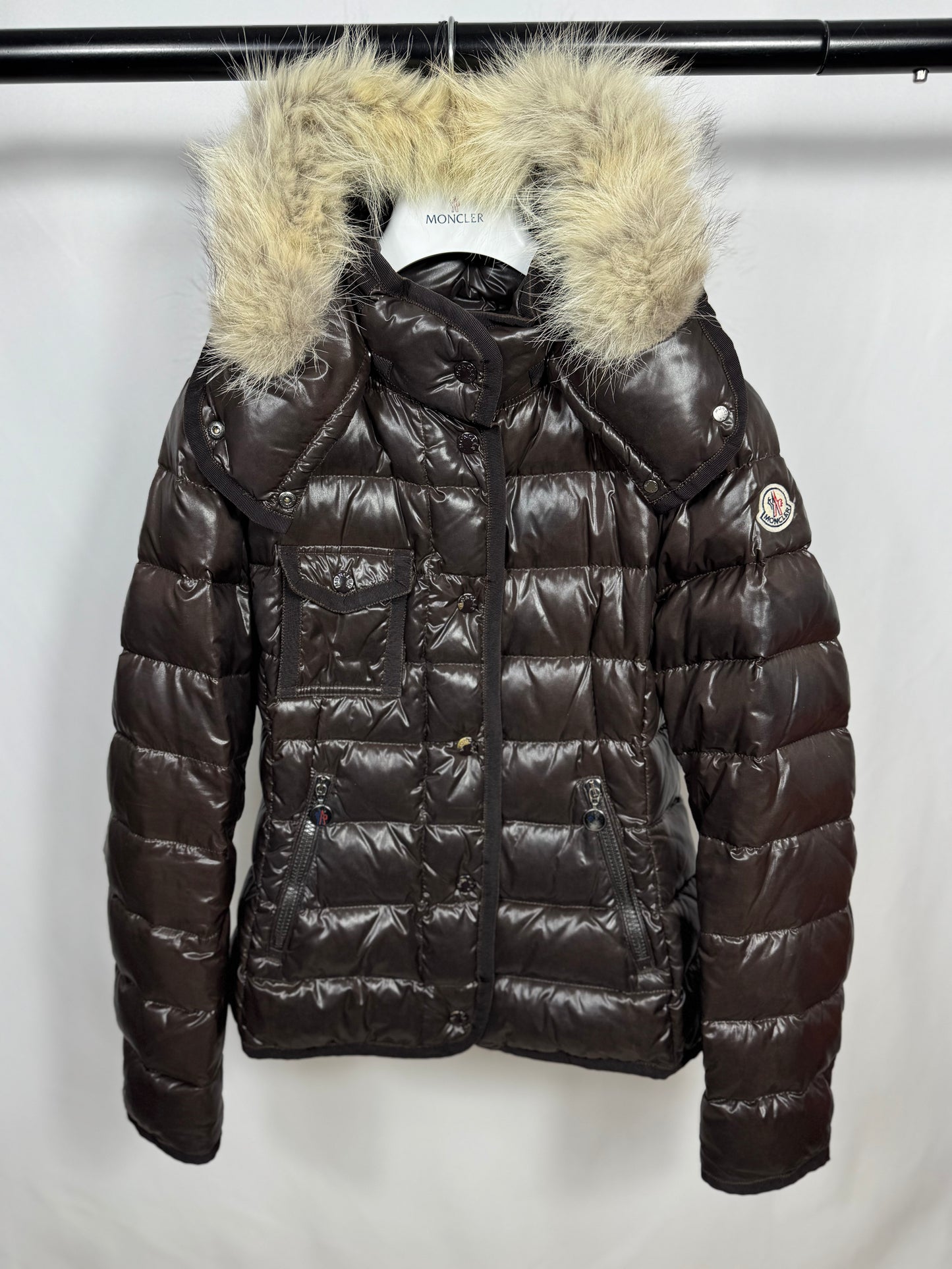 Moncler Armoise Fur Jacket - Size 3