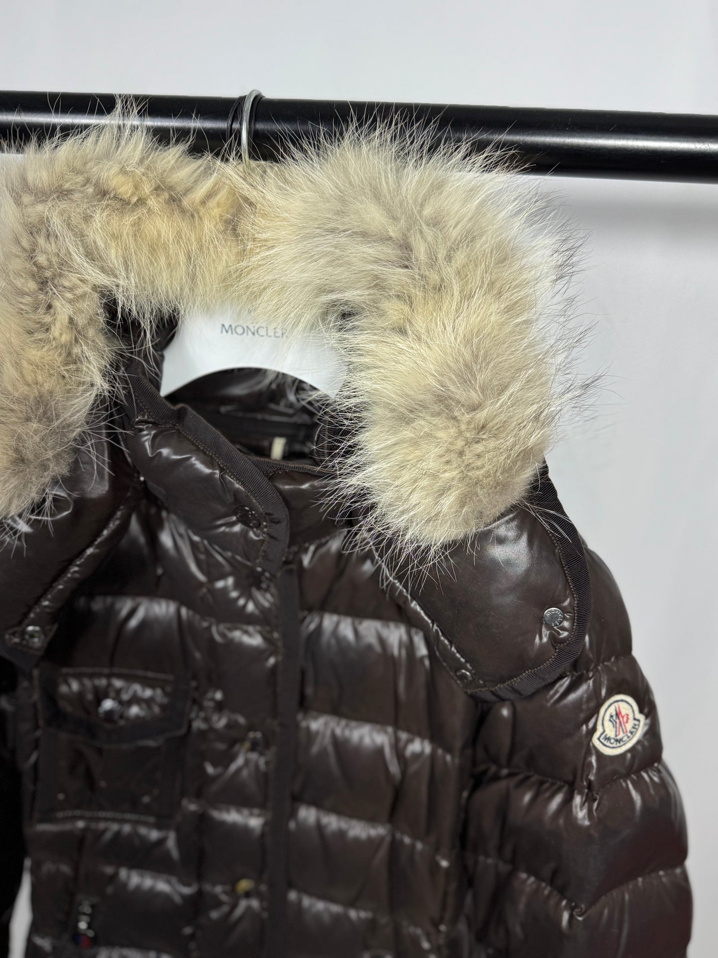 Moncler Armoise Fur Jacket - Size 3