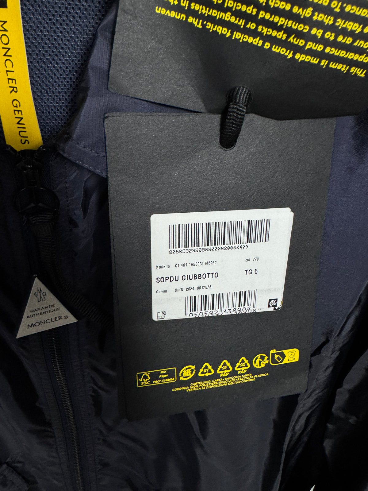 Moncler Mercedes Benz Sopdu Jacket - Size 5