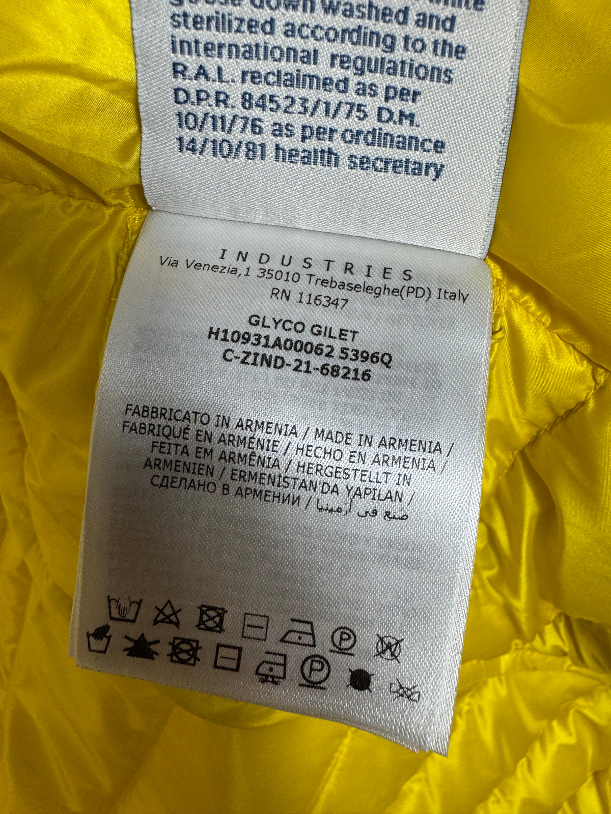 Moncler Glyco Gilet - Size 0